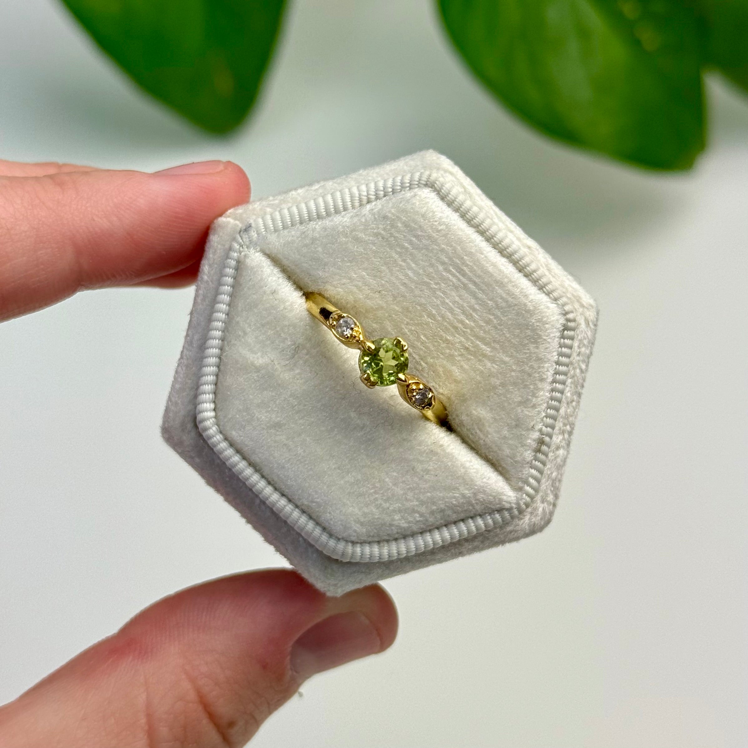 Assorted Gold Crystal Rings