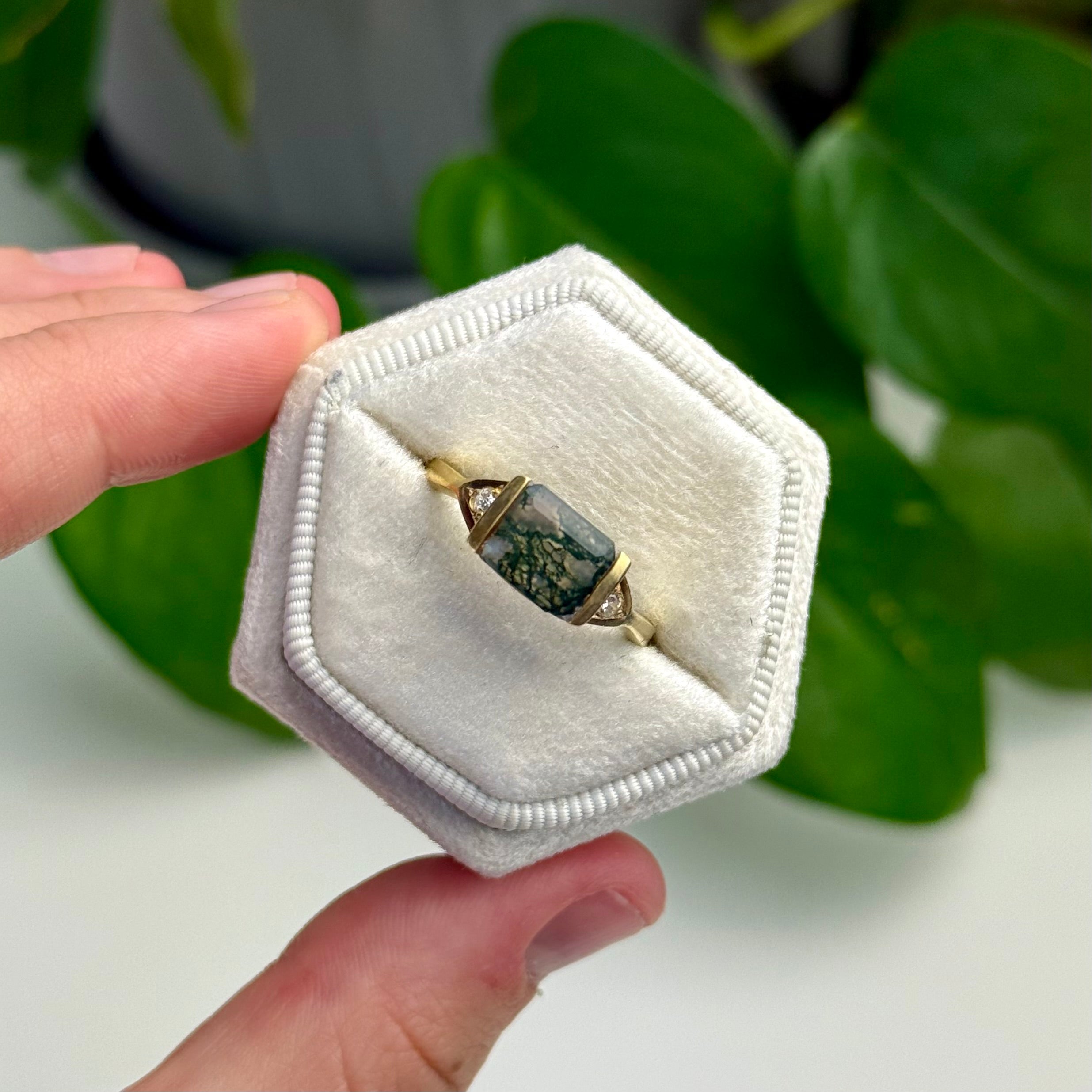 Assorted Gold Crystal Rings