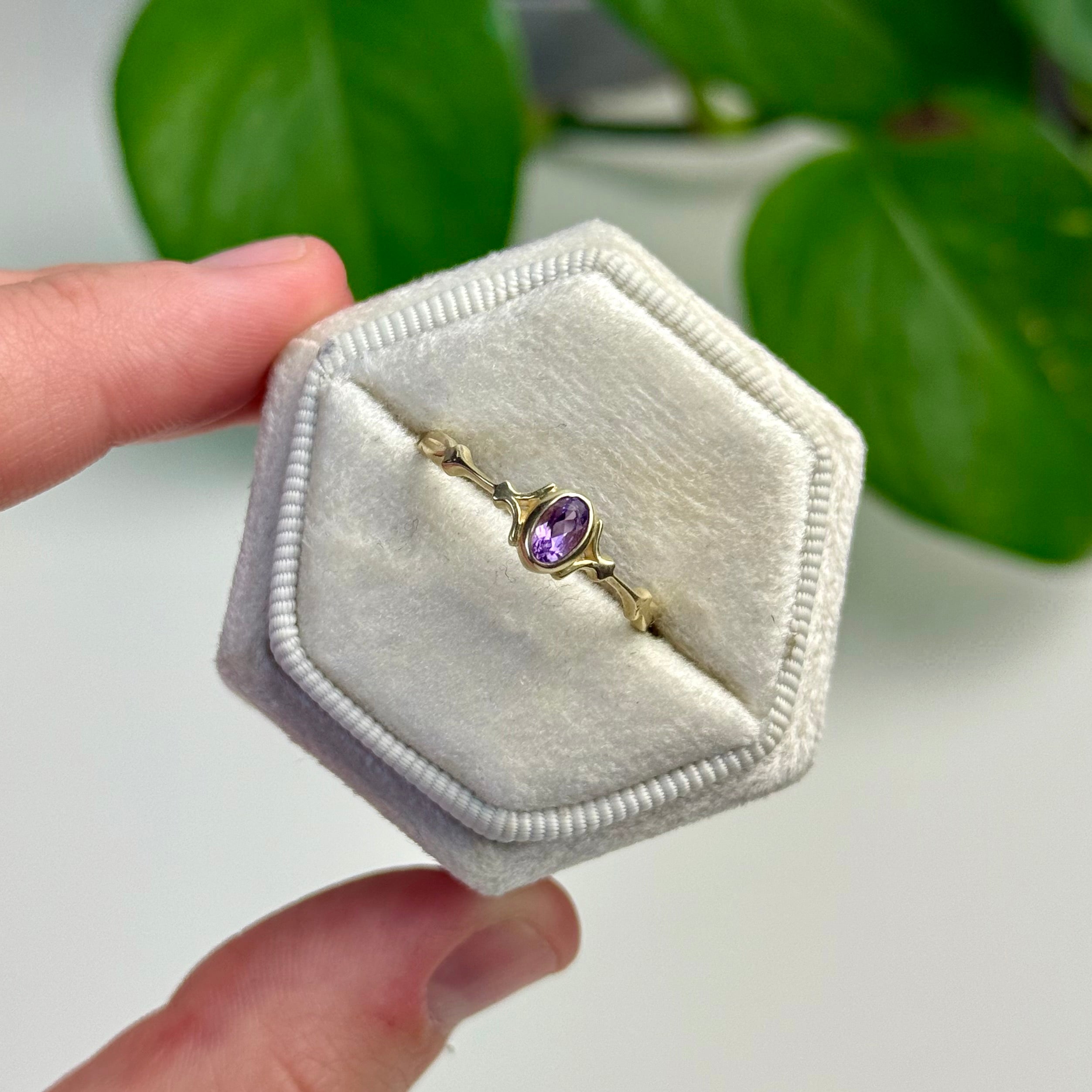 Assorted Gold Crystal Rings