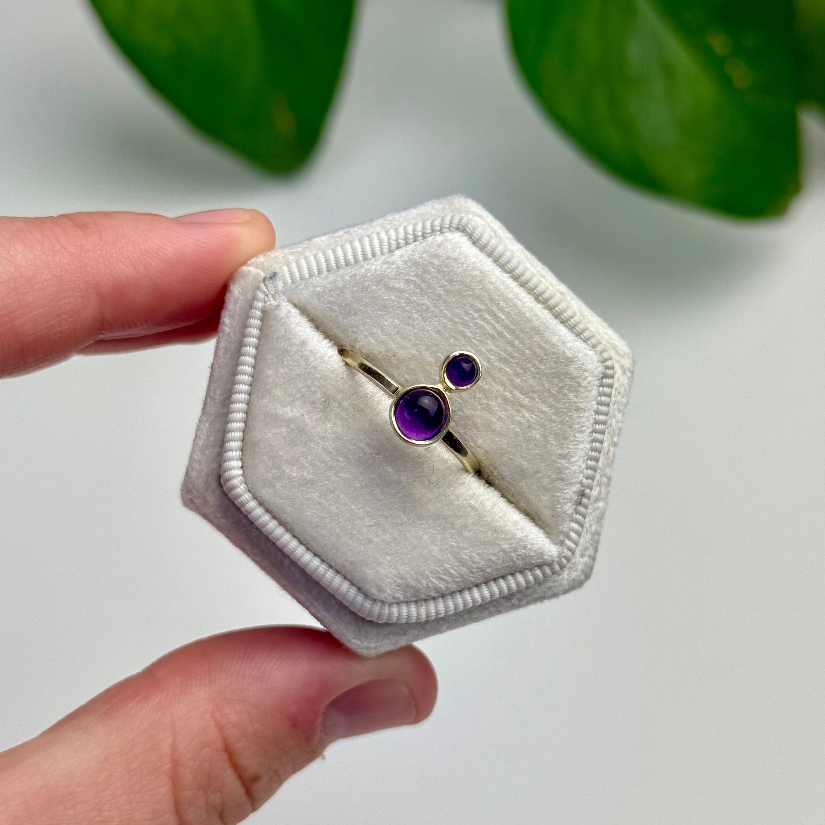 Assorted Gold Crystal Rings