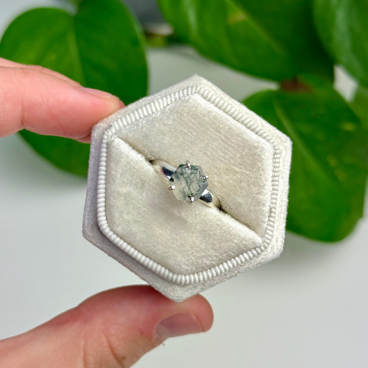 Assorted Silver Crystal Rings