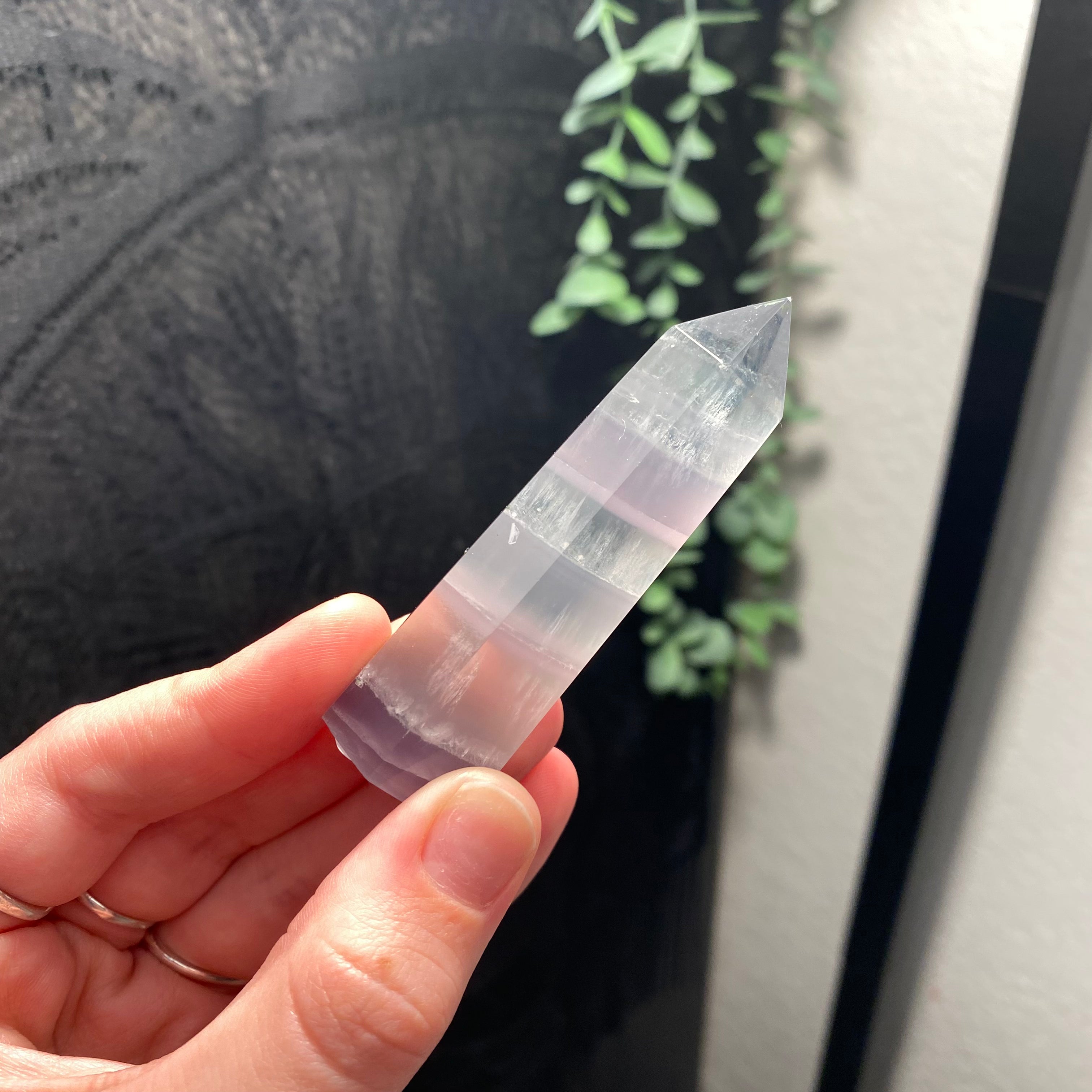 Rainbow Fluorite Tower (Yttrium Fluorite)