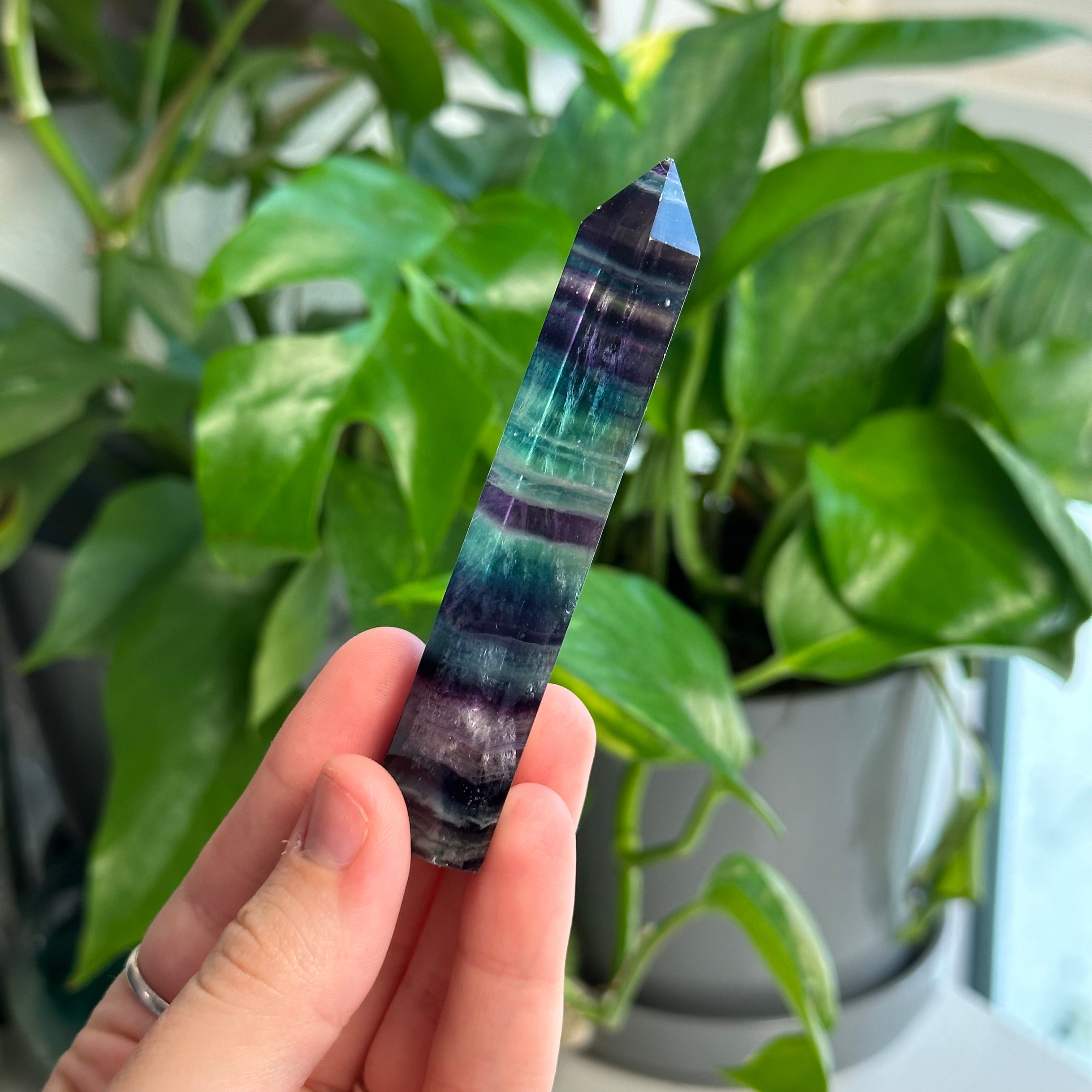 Rainbow Fluorite Tower