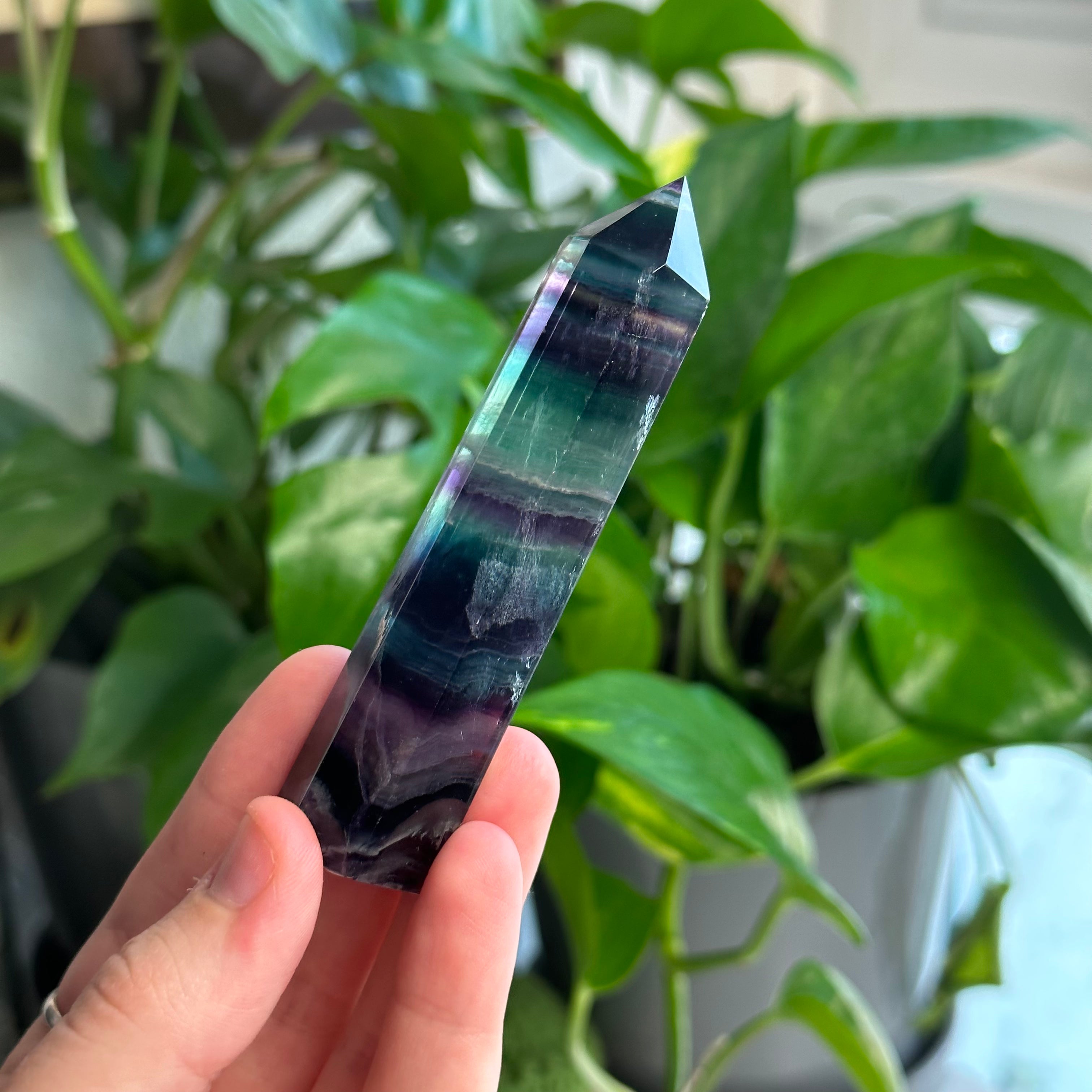 Rainbow Fluorite Tower