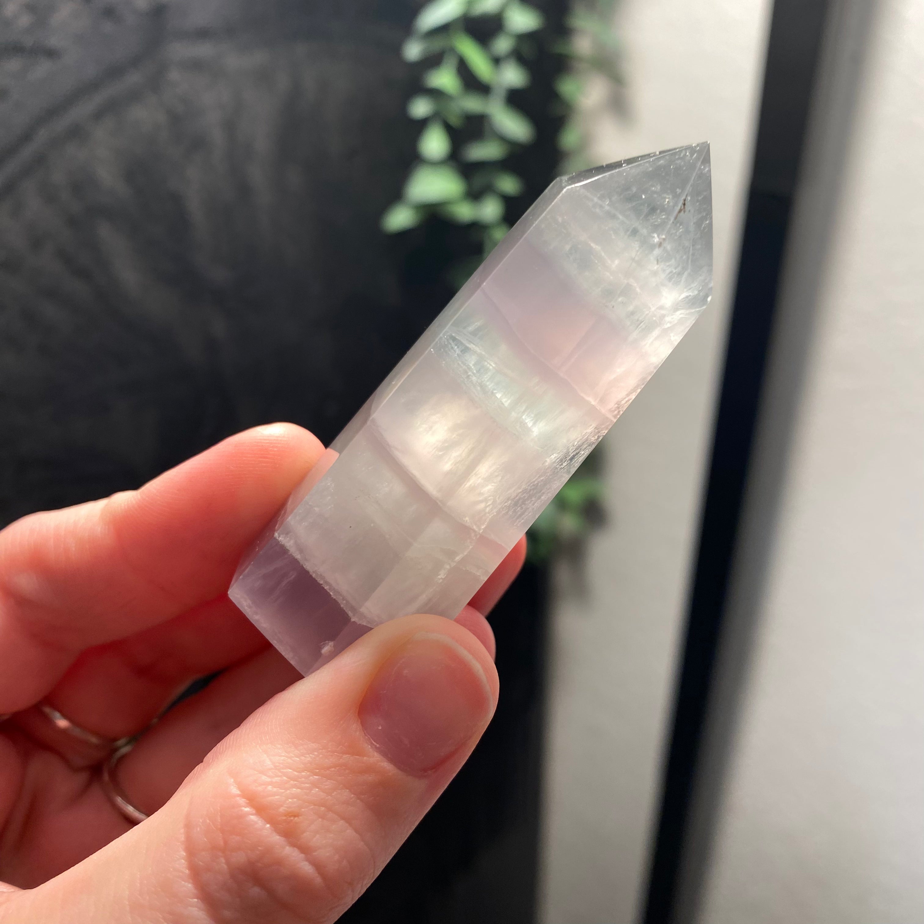 Rainbow Fluorite Tower (Yttrium Fluorite)