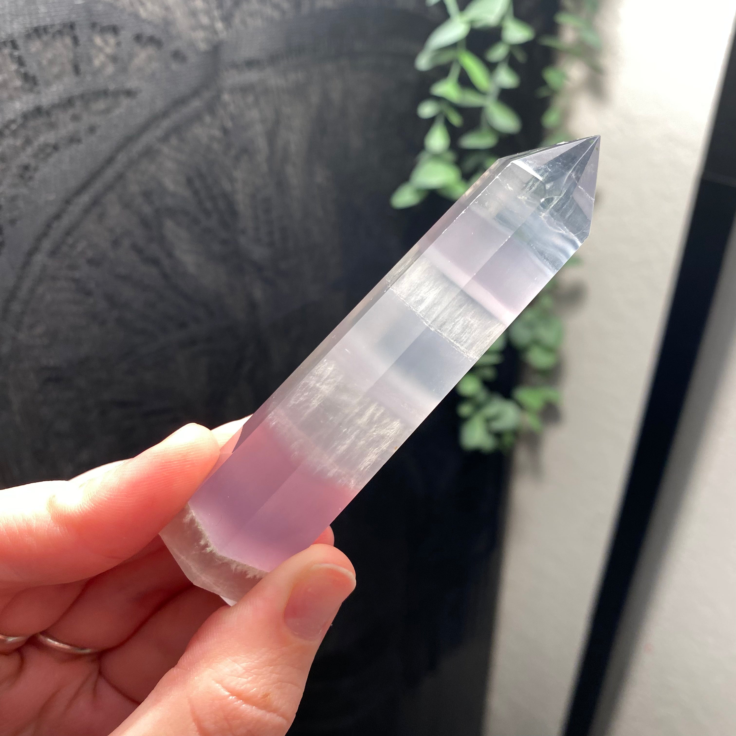 Rainbow Fluorite Tower (Yttrium Fluorite)