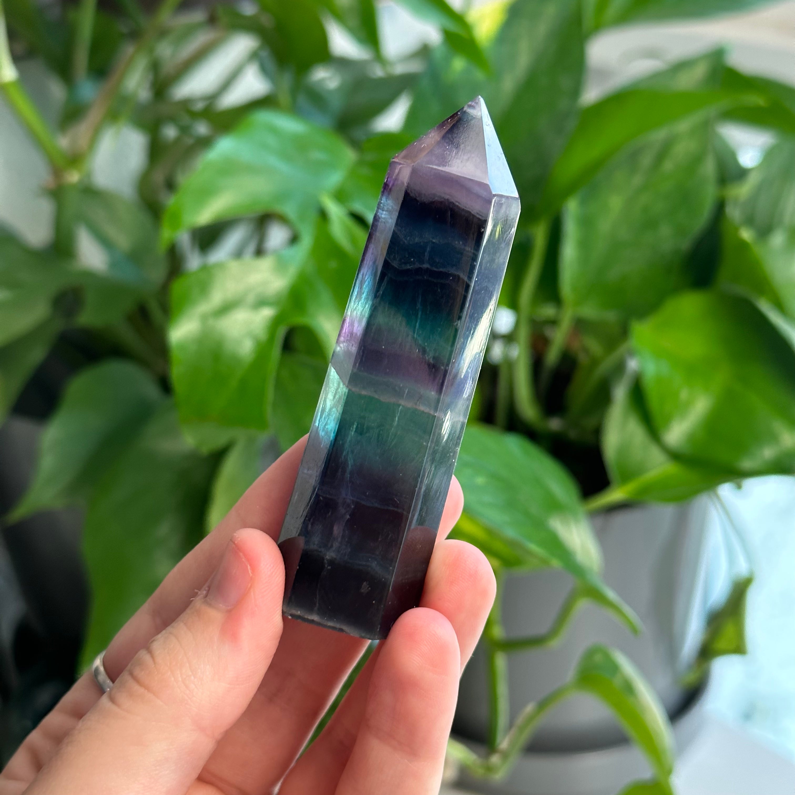 Rainbow Fluorite Tower