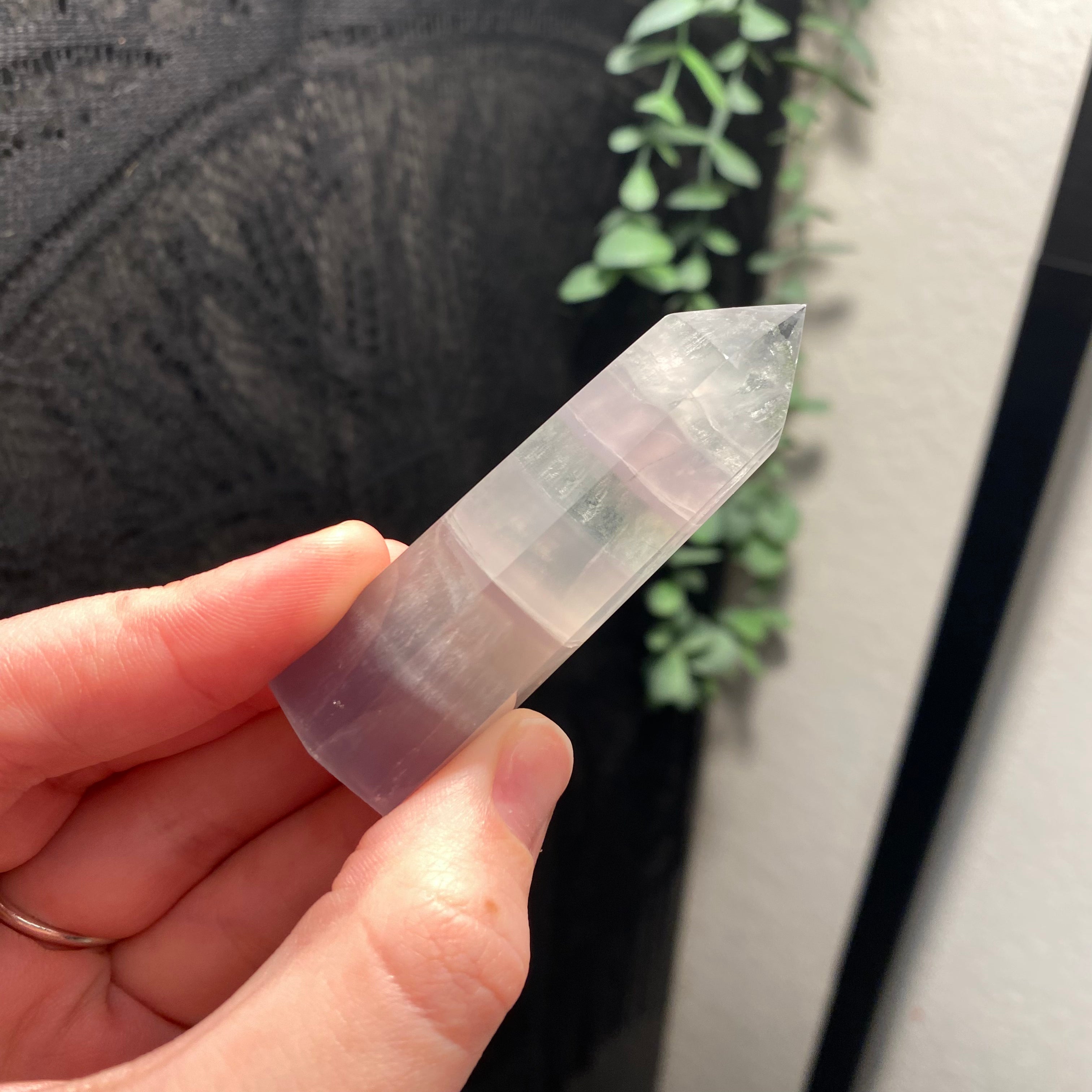 Rainbow Fluorite Tower (Yttrium Fluorite)