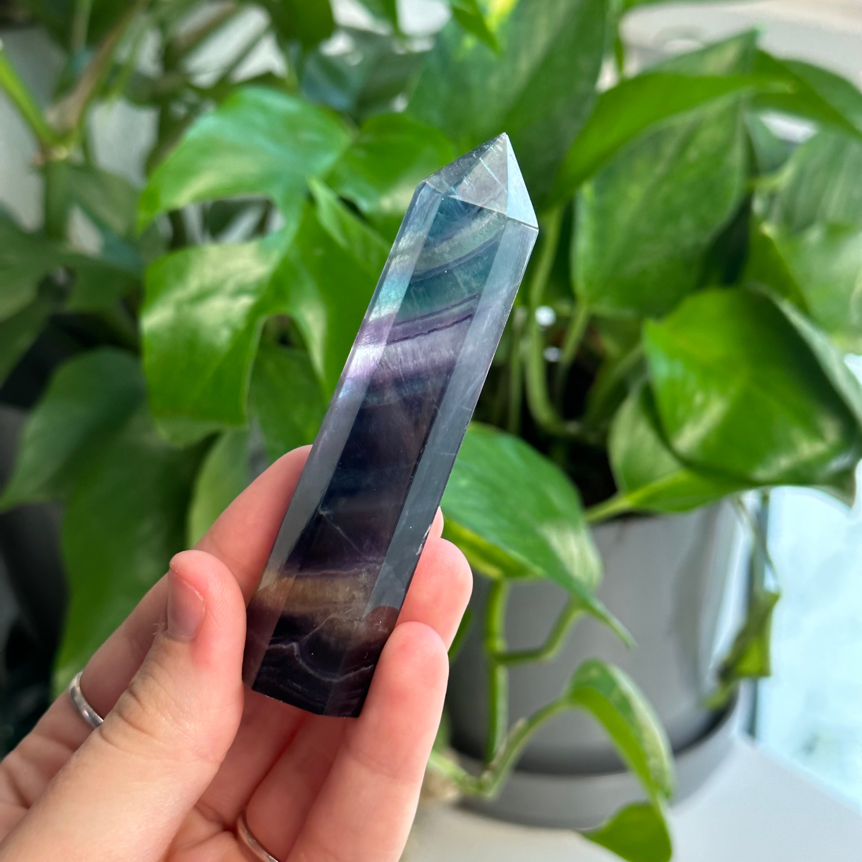 Rainbow Fluorite Tower