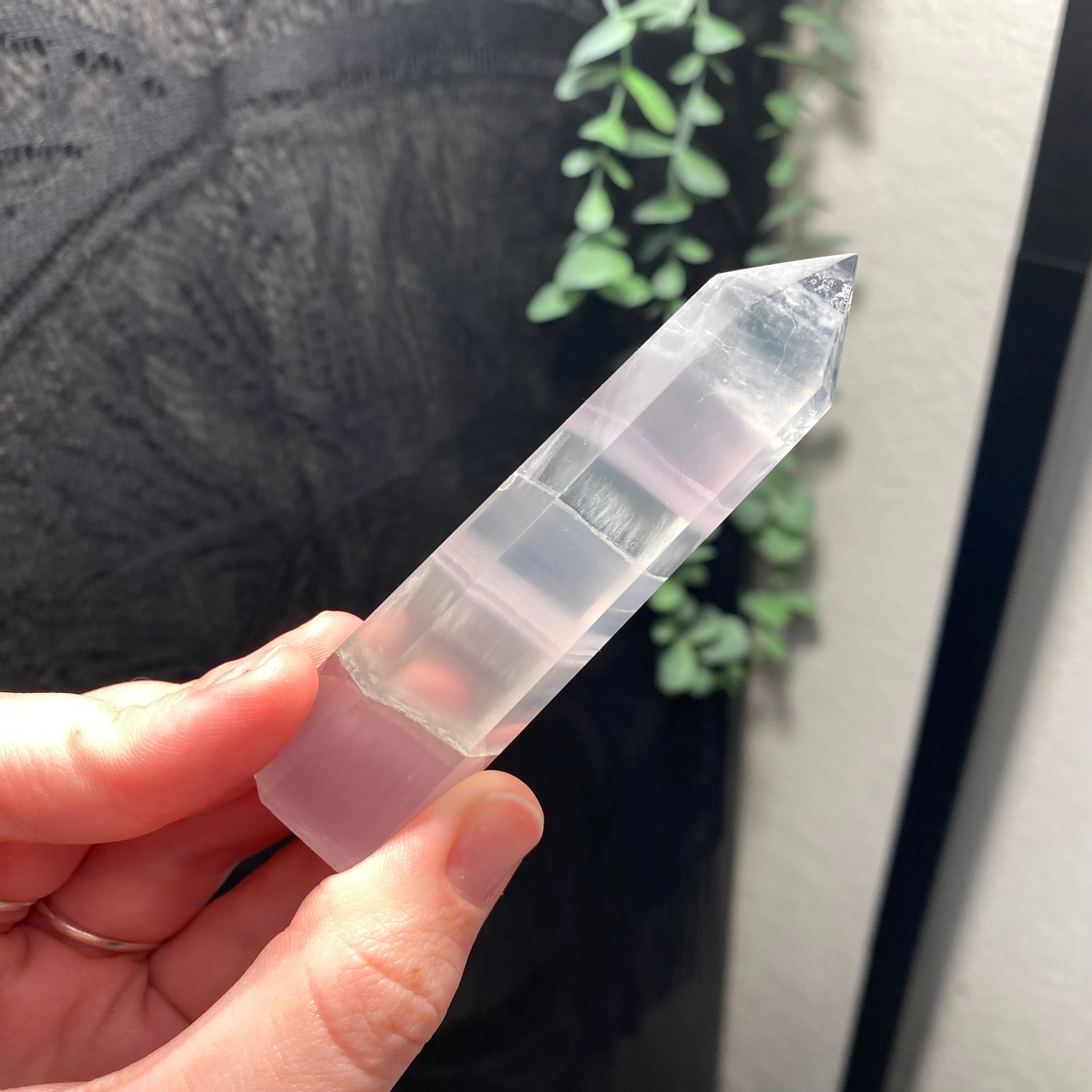 Rainbow Fluorite Tower (Yttrium Fluorite)