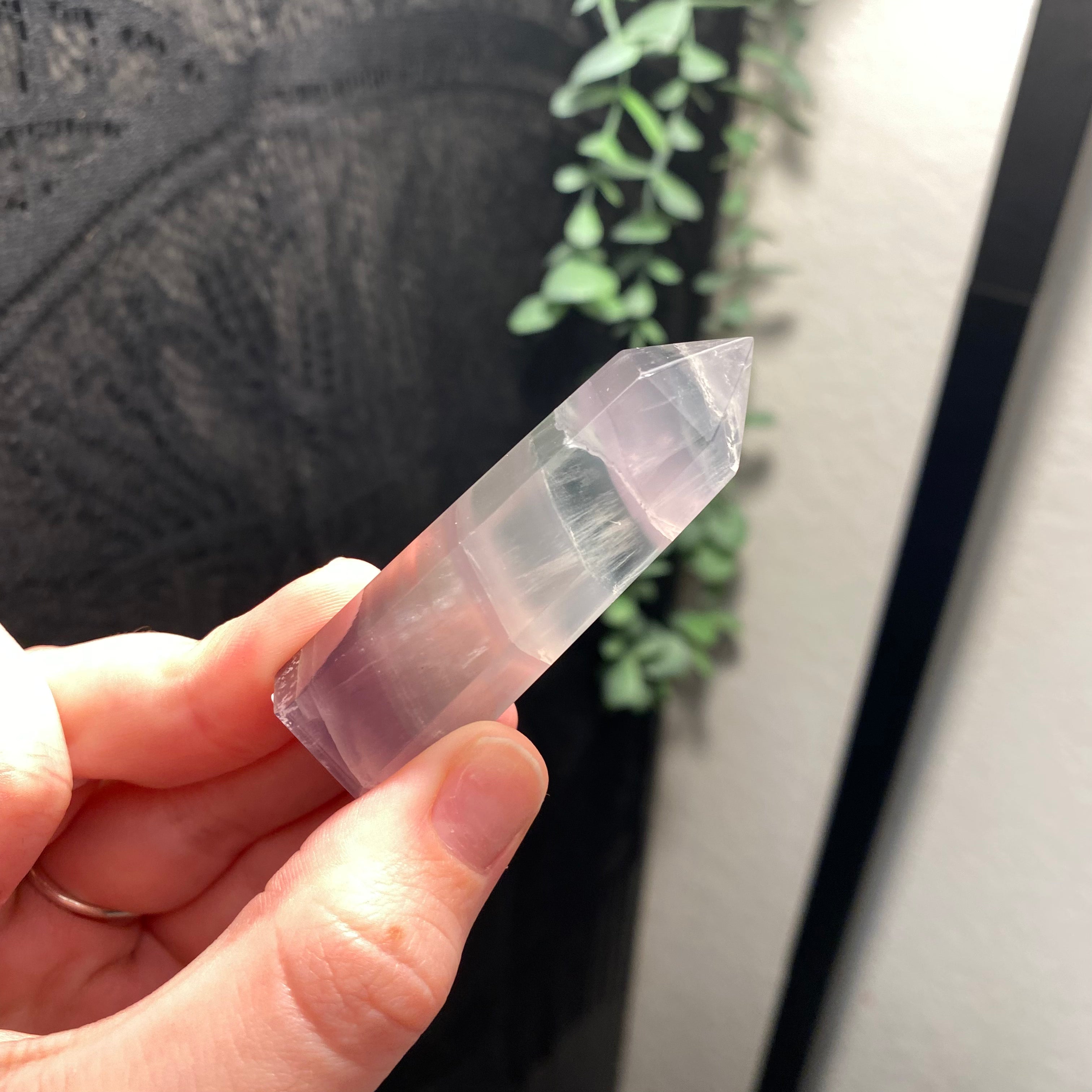 Rainbow Fluorite Tower (Yttrium Fluorite)