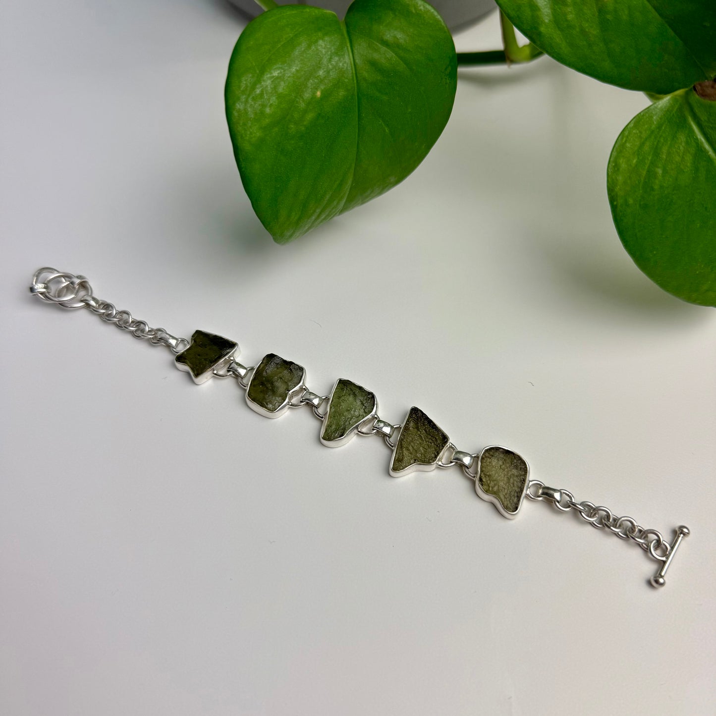 Collectors Piece Moldavite Bracelet