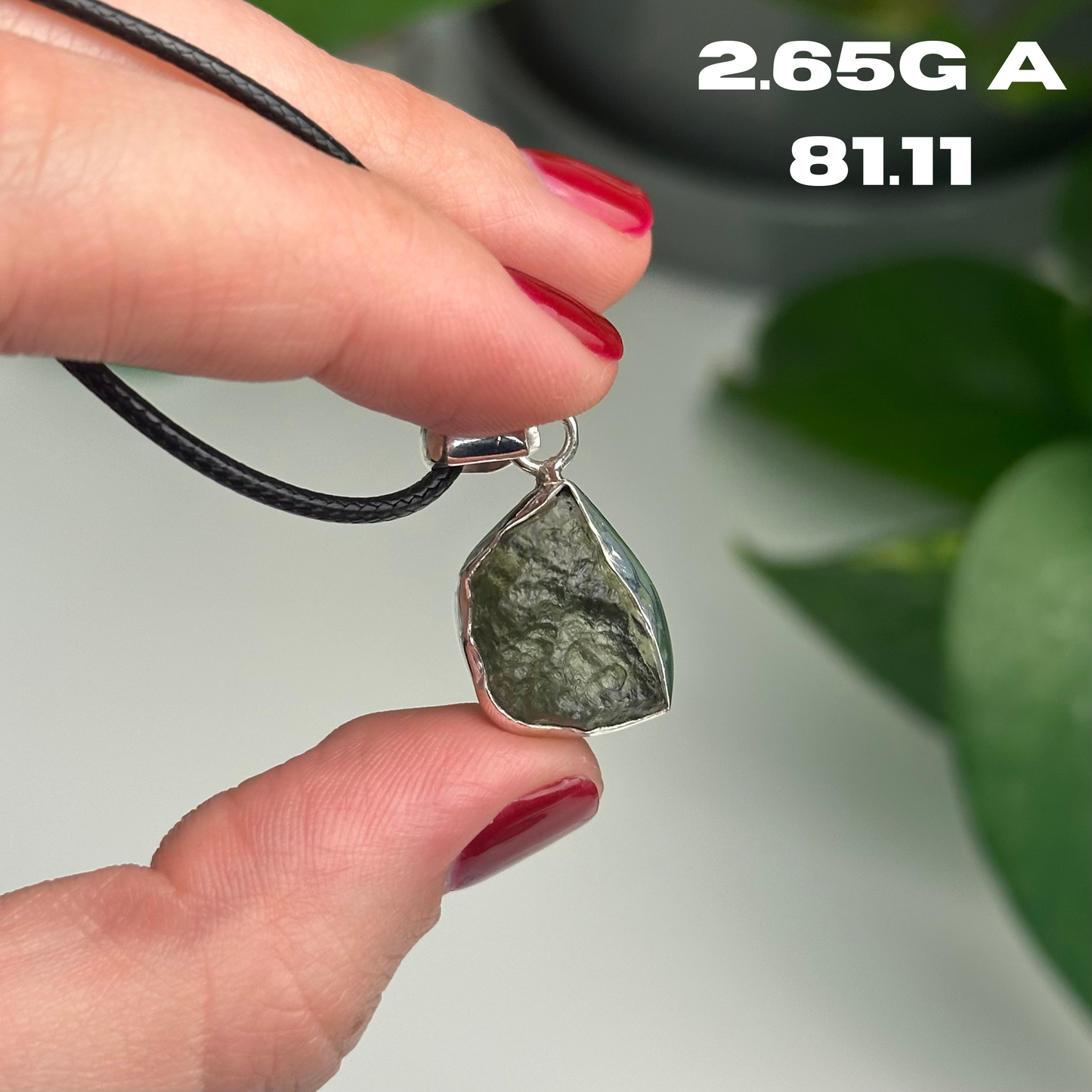 Moldavite Pendants