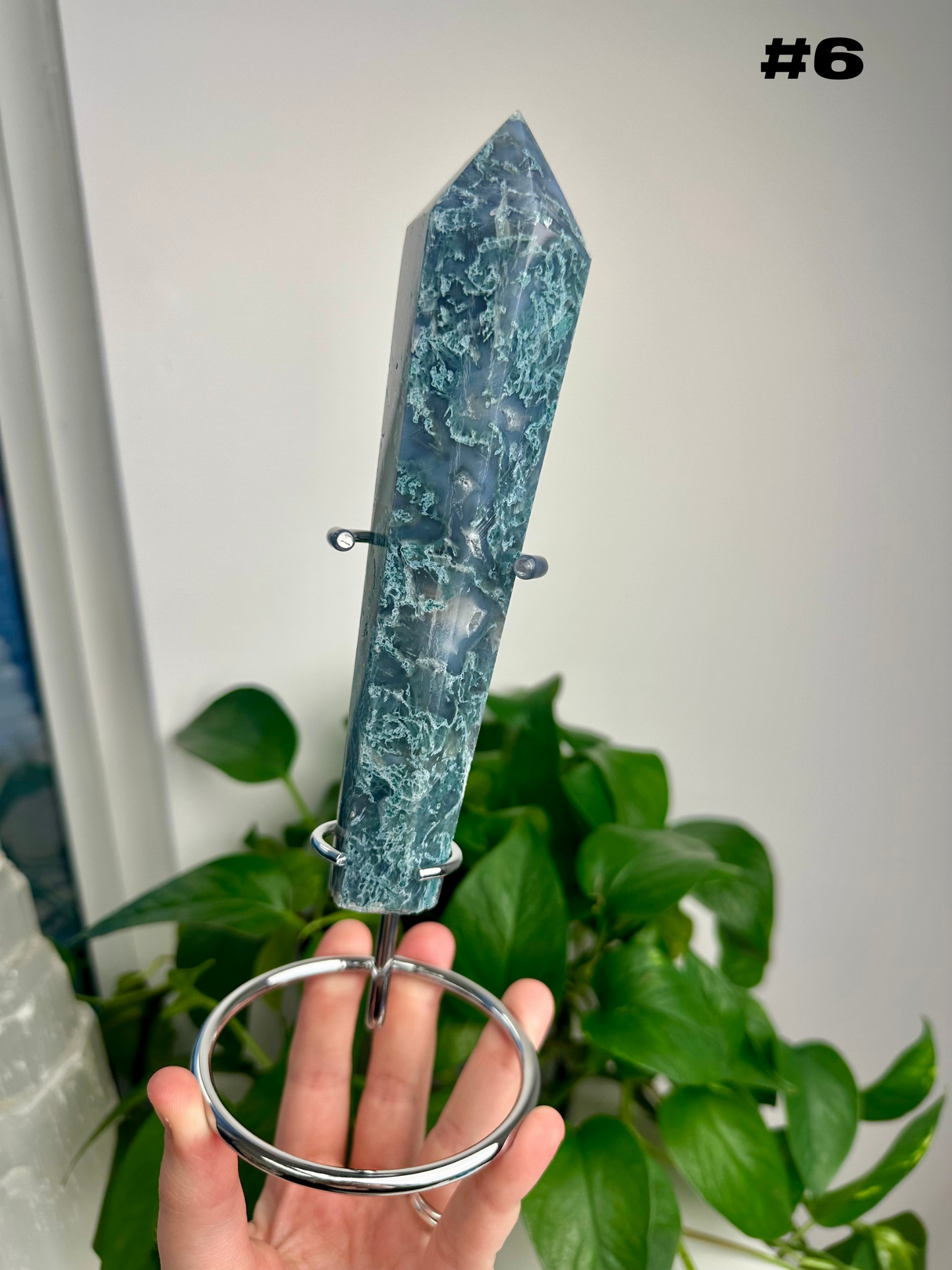 Moss Agate Wands