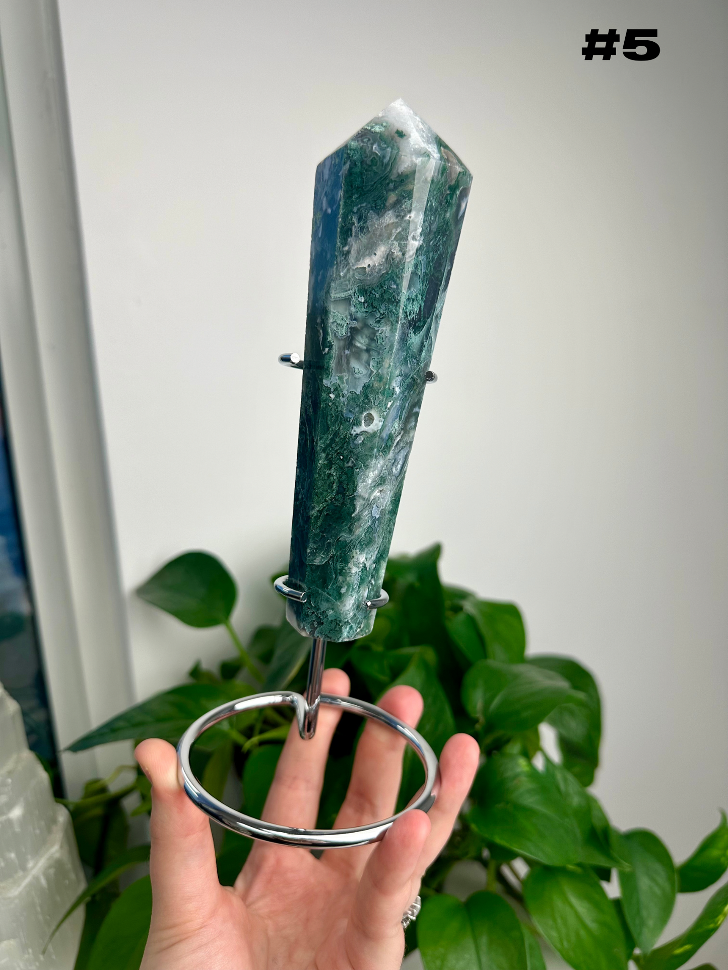 Moss Agate Wands