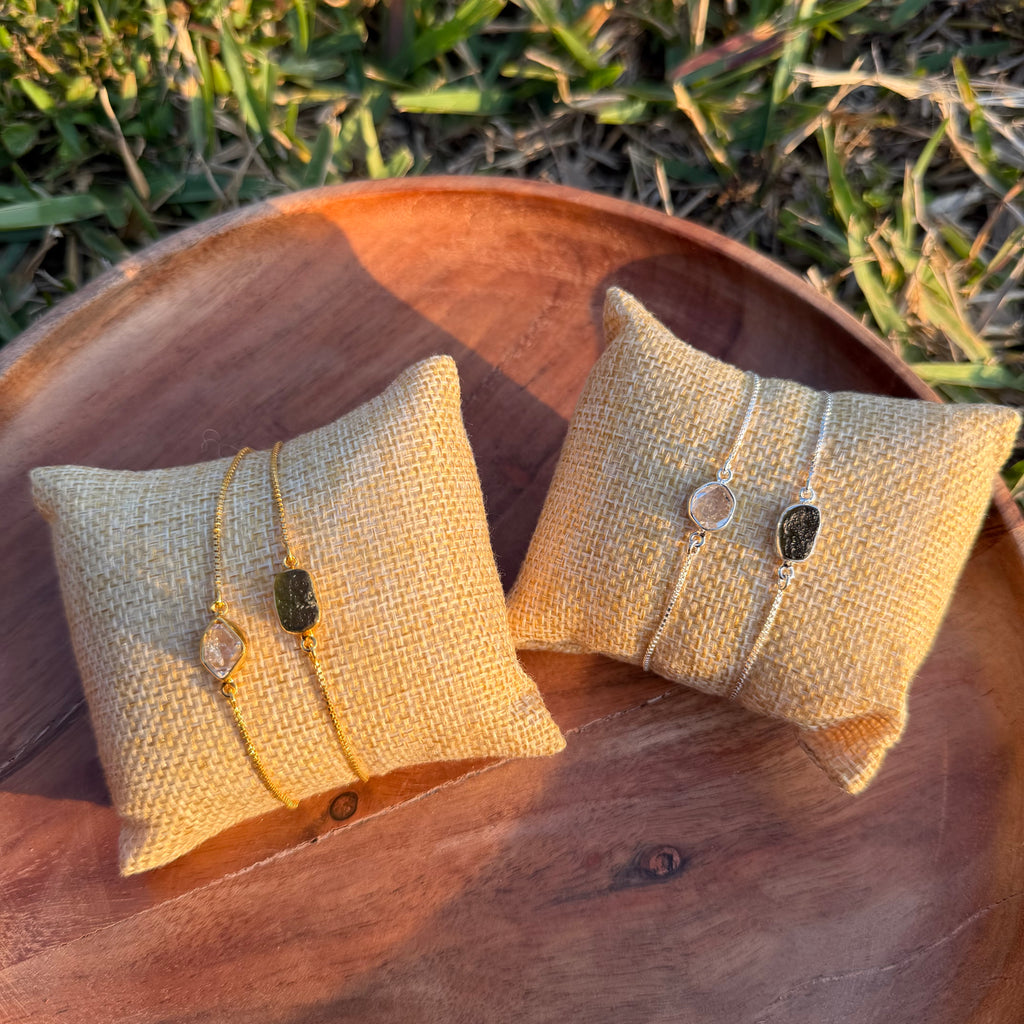 Herkimer Diamond Bolo Bracelets