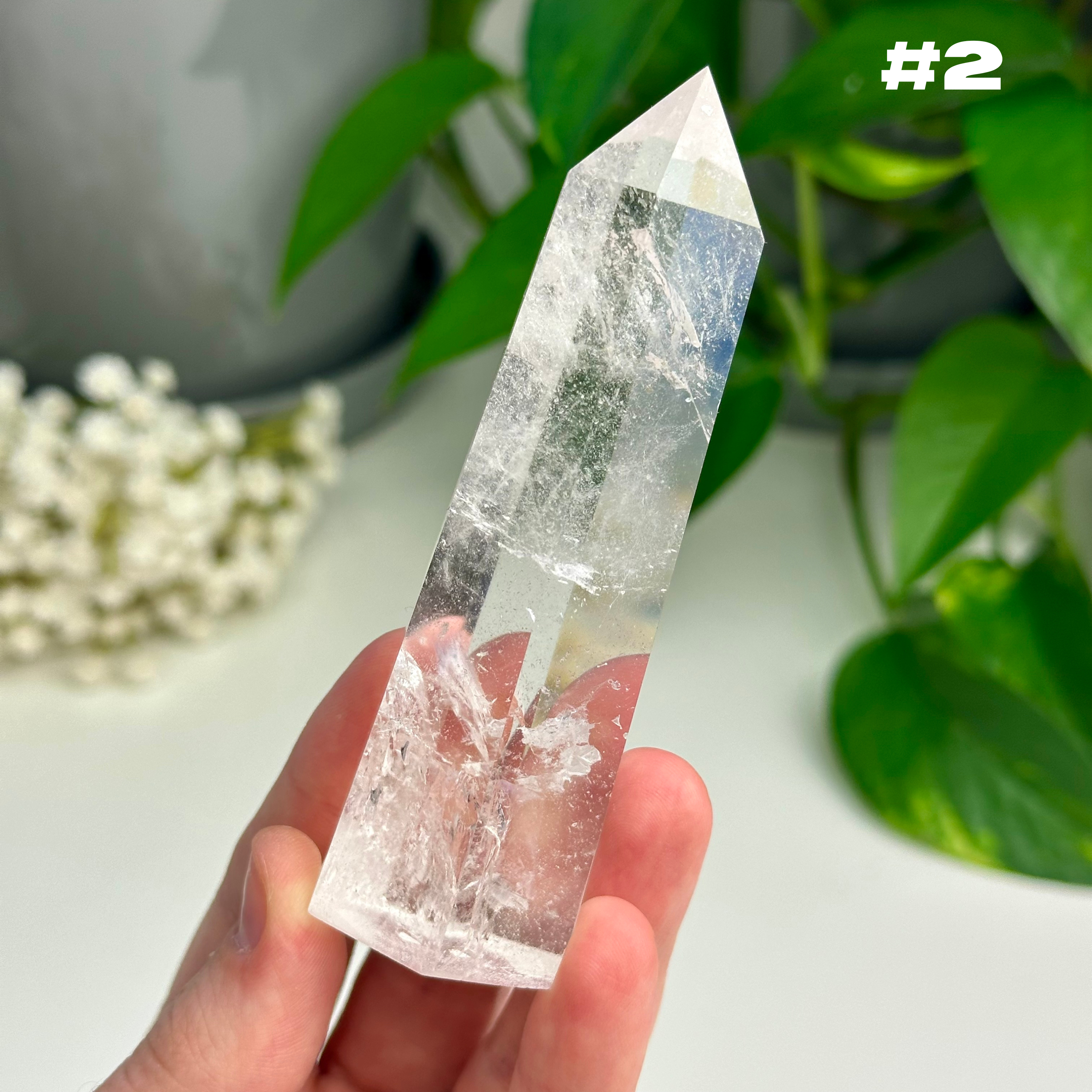 Clear Quartz Obelisks