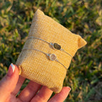 Moldavite Bolo Bracelets