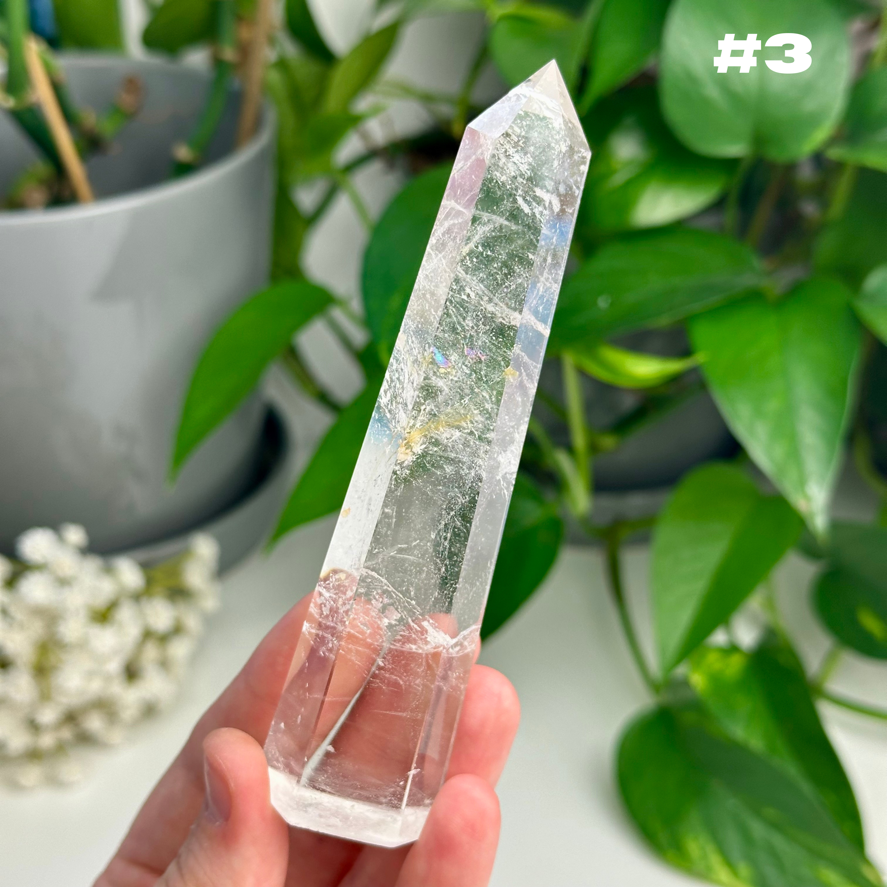 Clear Quartz Obelisks