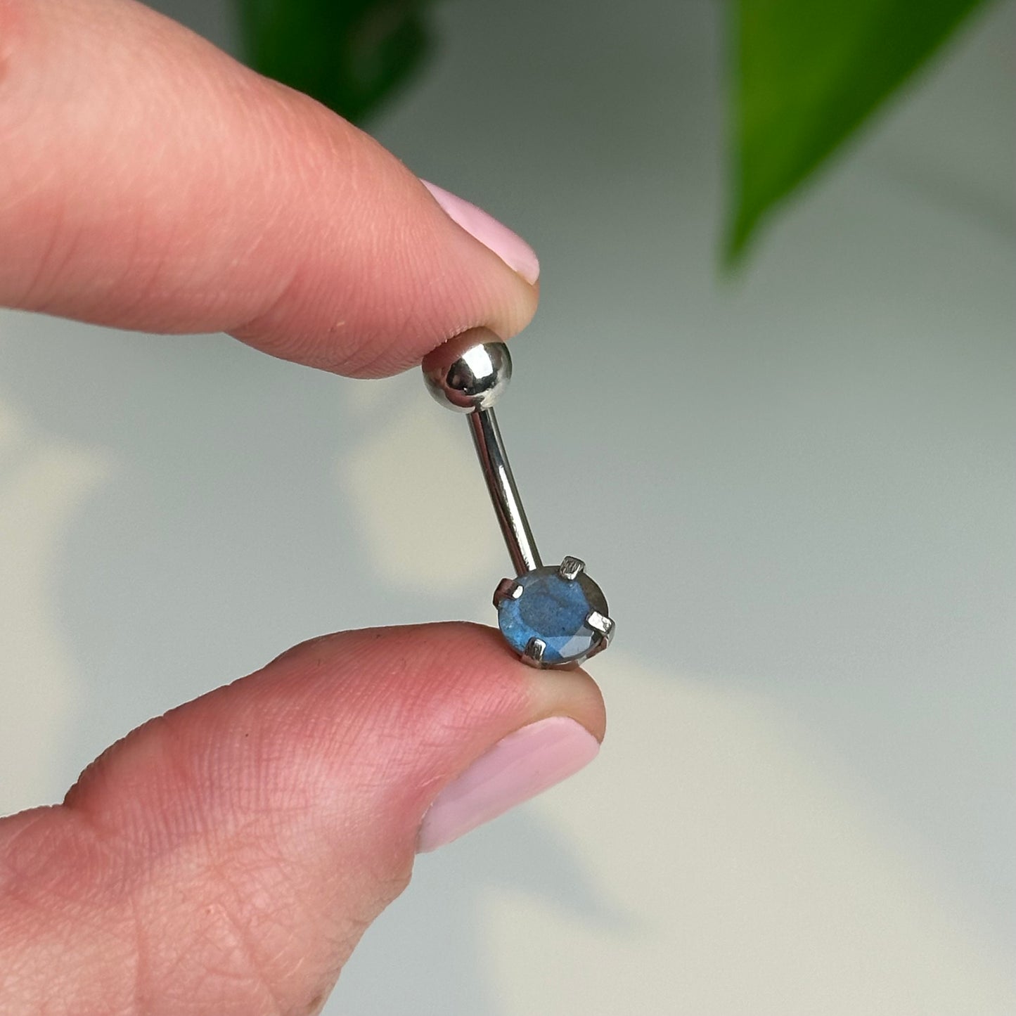 Labradorite Belly/Naval Ring