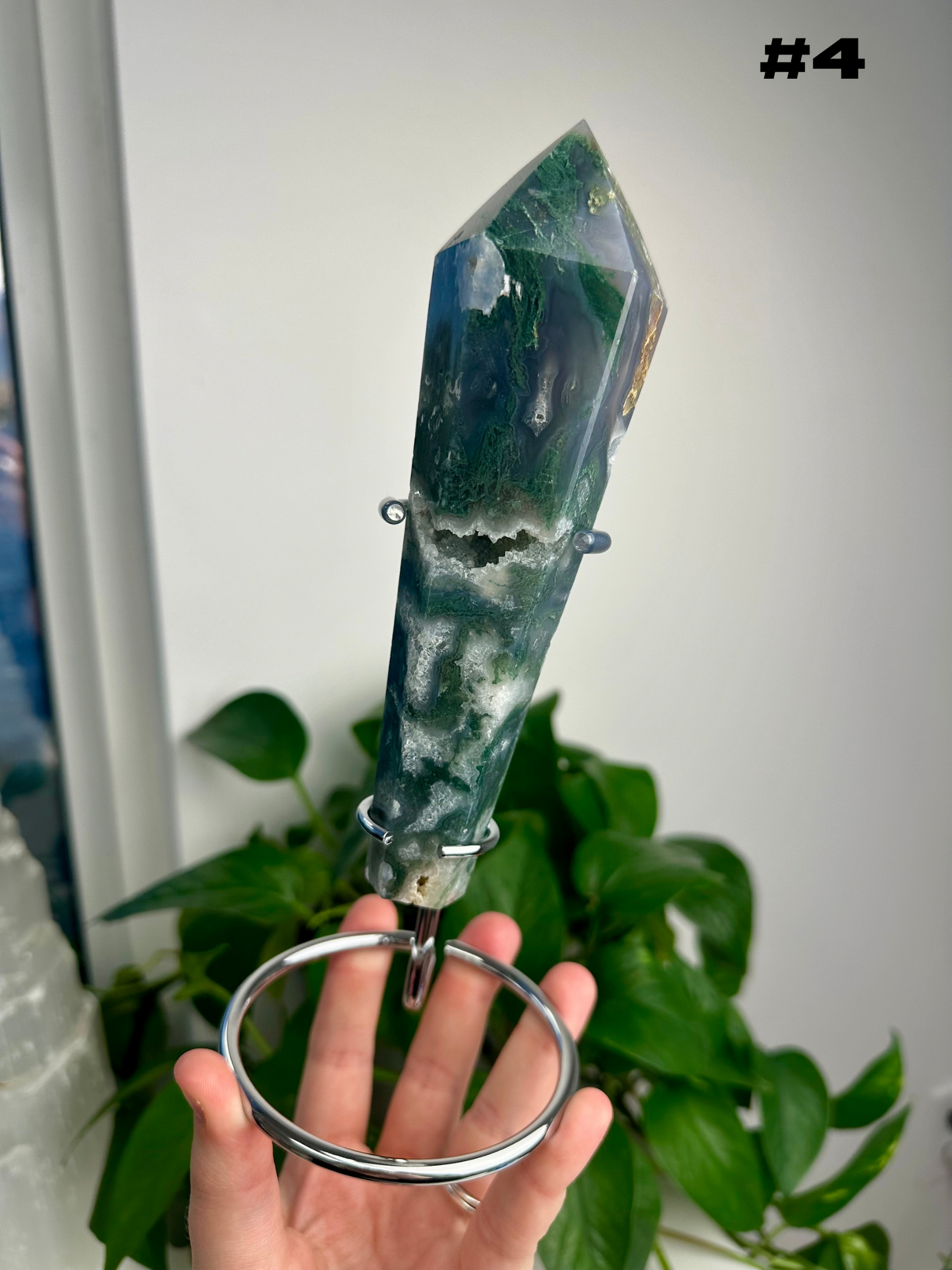 Moss Agate Wands