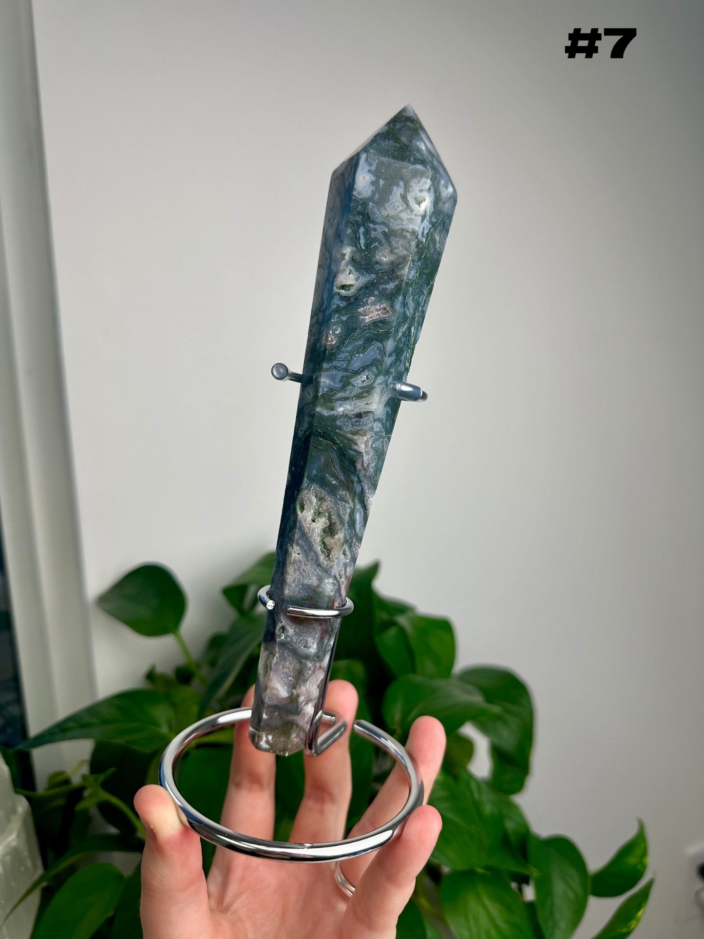 Moss Agate Wands