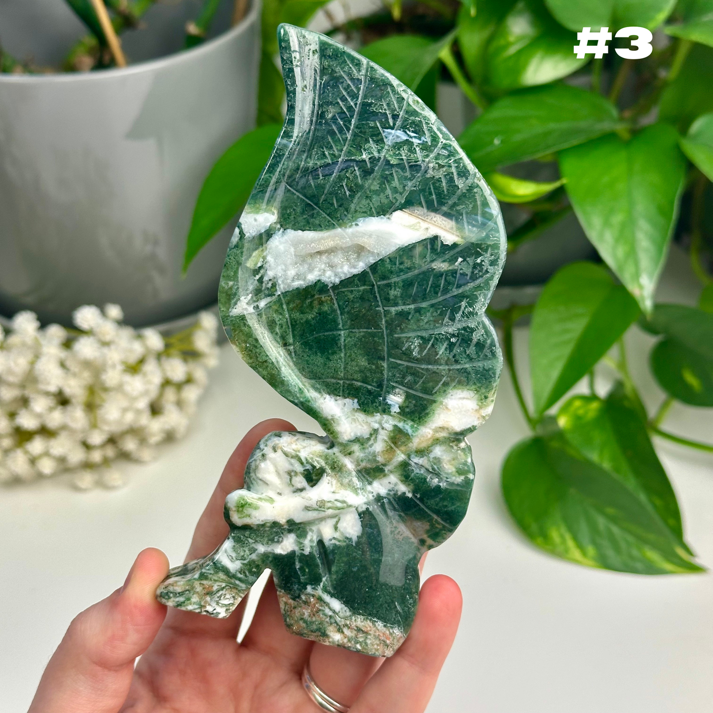 Moss Agate Fairy