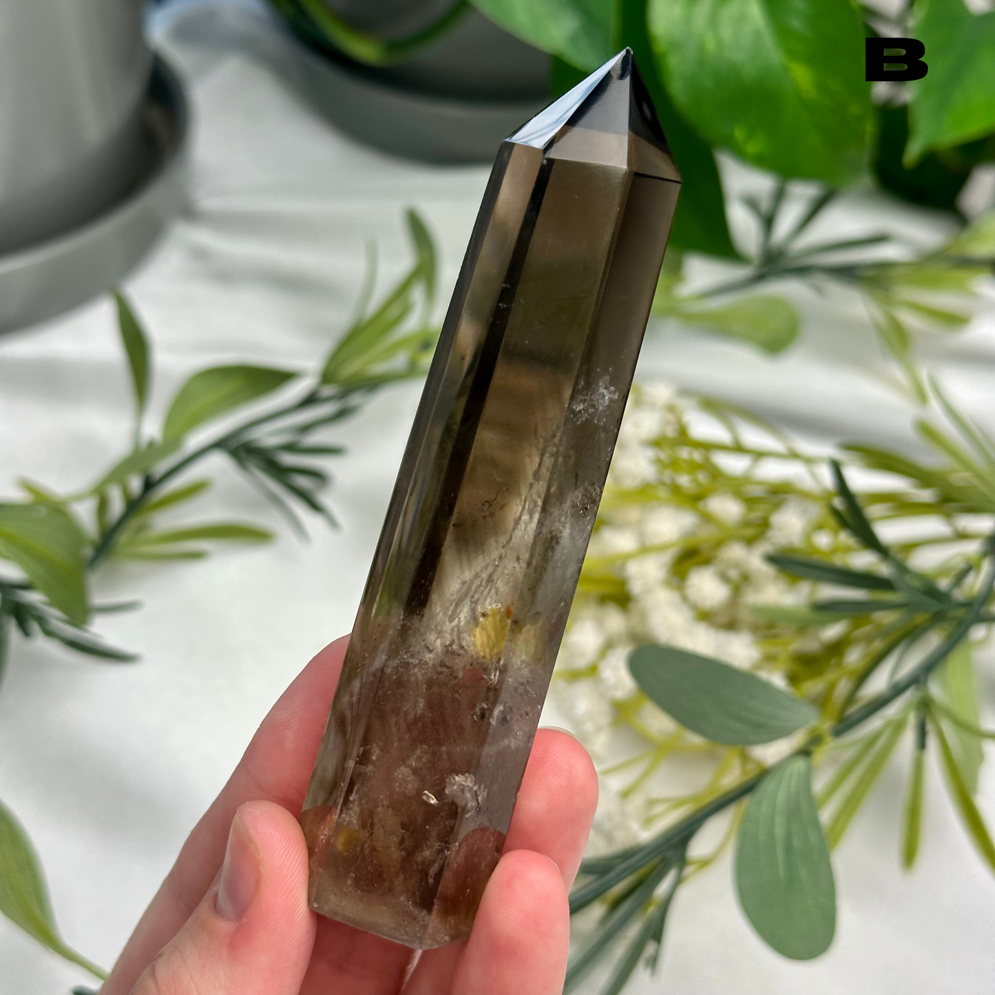 Smoky Quartz Tower