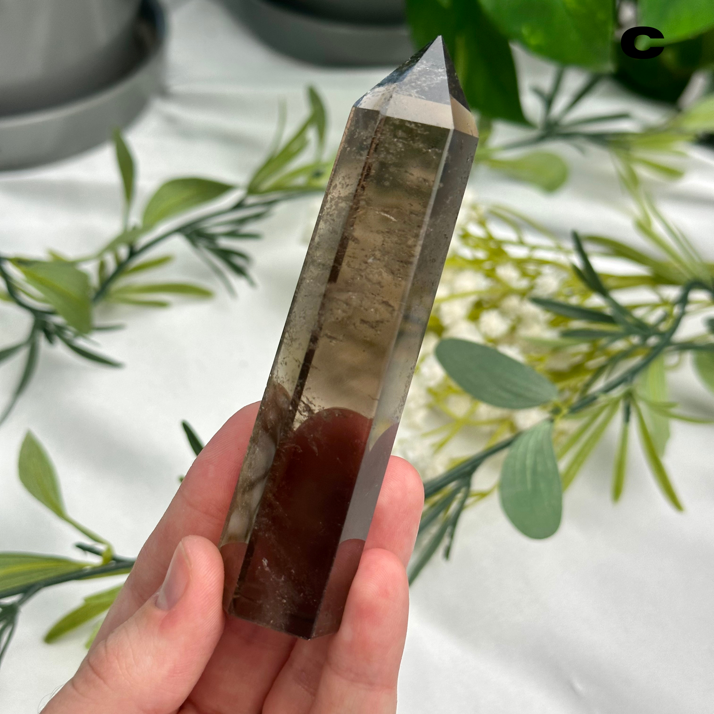 Smoky Quartz Tower