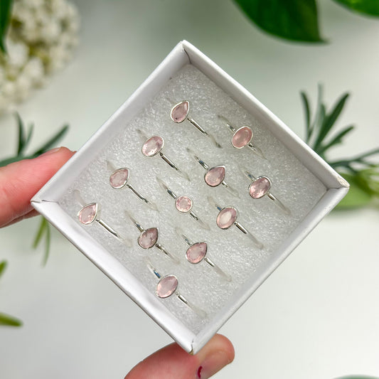 Rose Quartz Rings