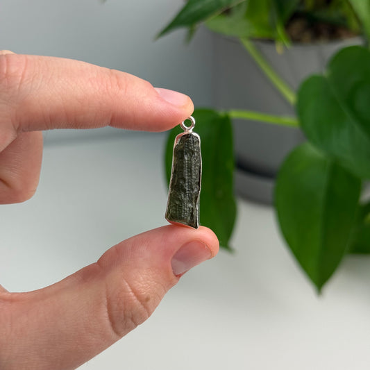 Large 2.62 Gram Moldavite Pendant