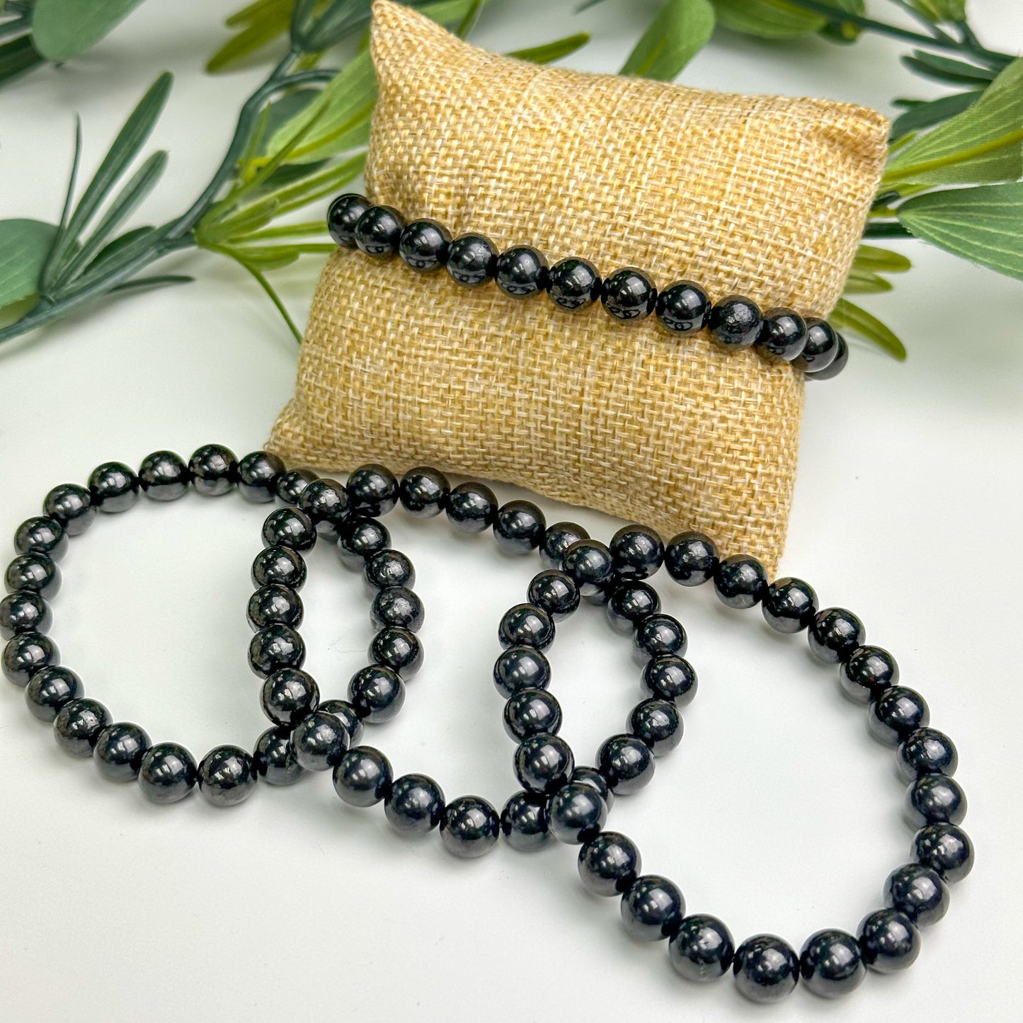 Shungite Bracelet (8-10mm)