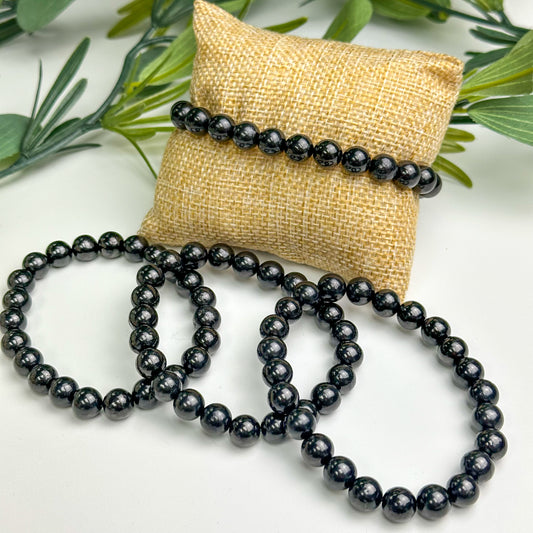 Shungite Bracelet (8-10mm)