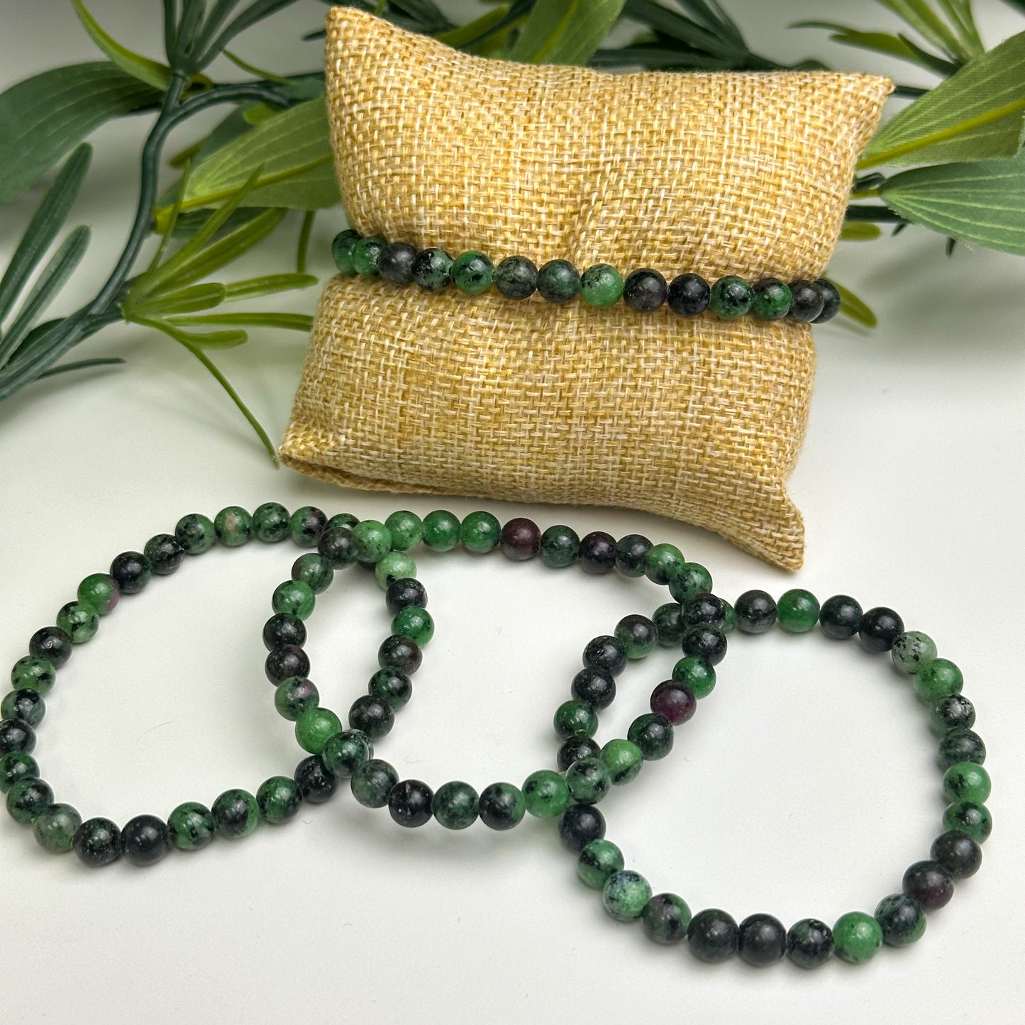 Ruby Zoisite Bracelet