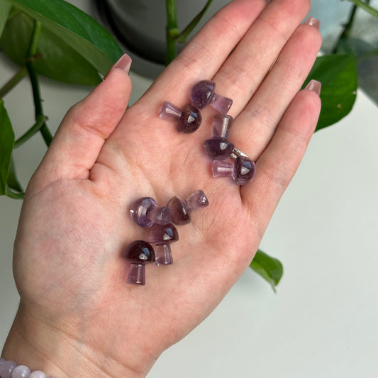 Amethyst Mini Mushrooms