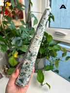 Moss Agate Obelisks