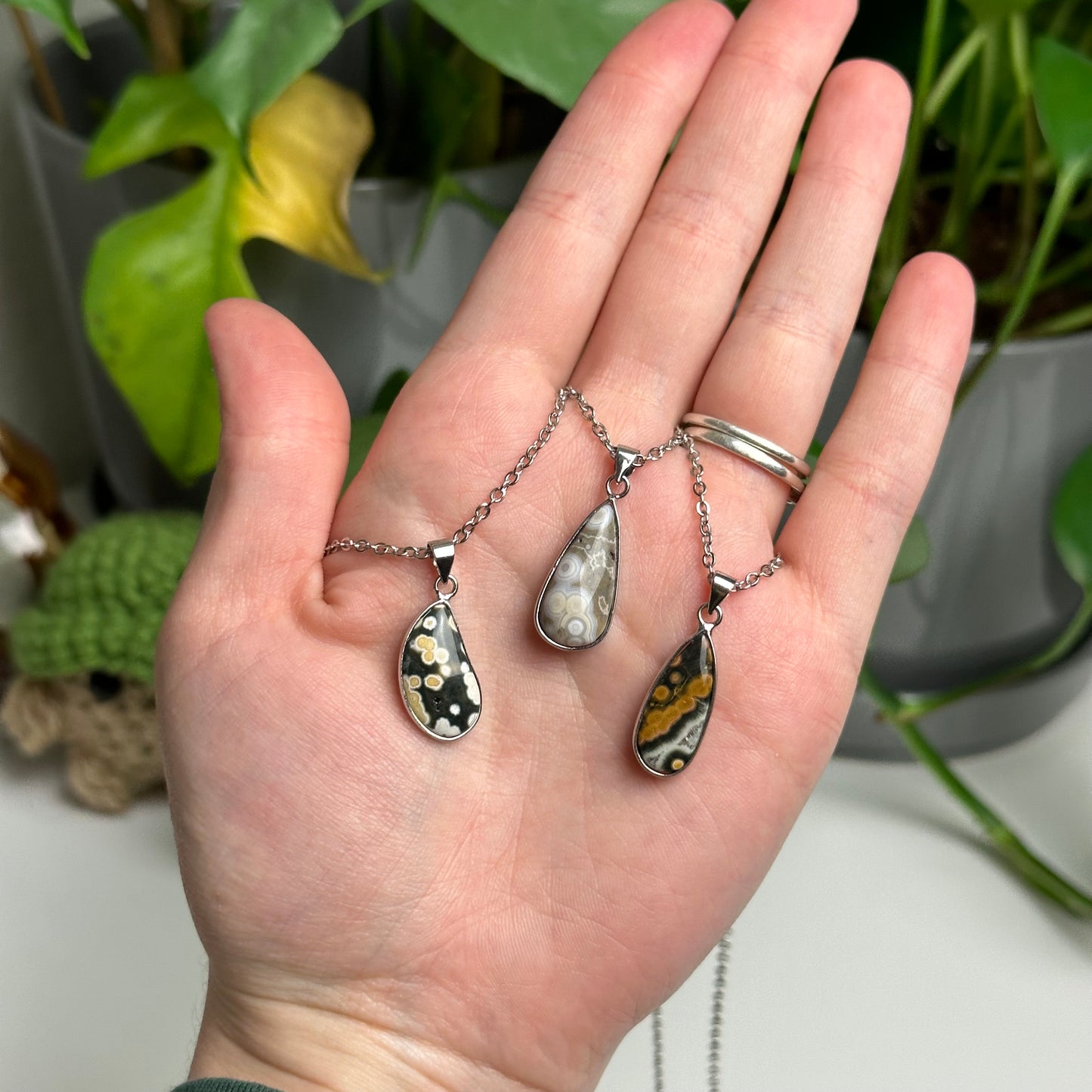 Eighth Vein Ocean Jasper Necklaces