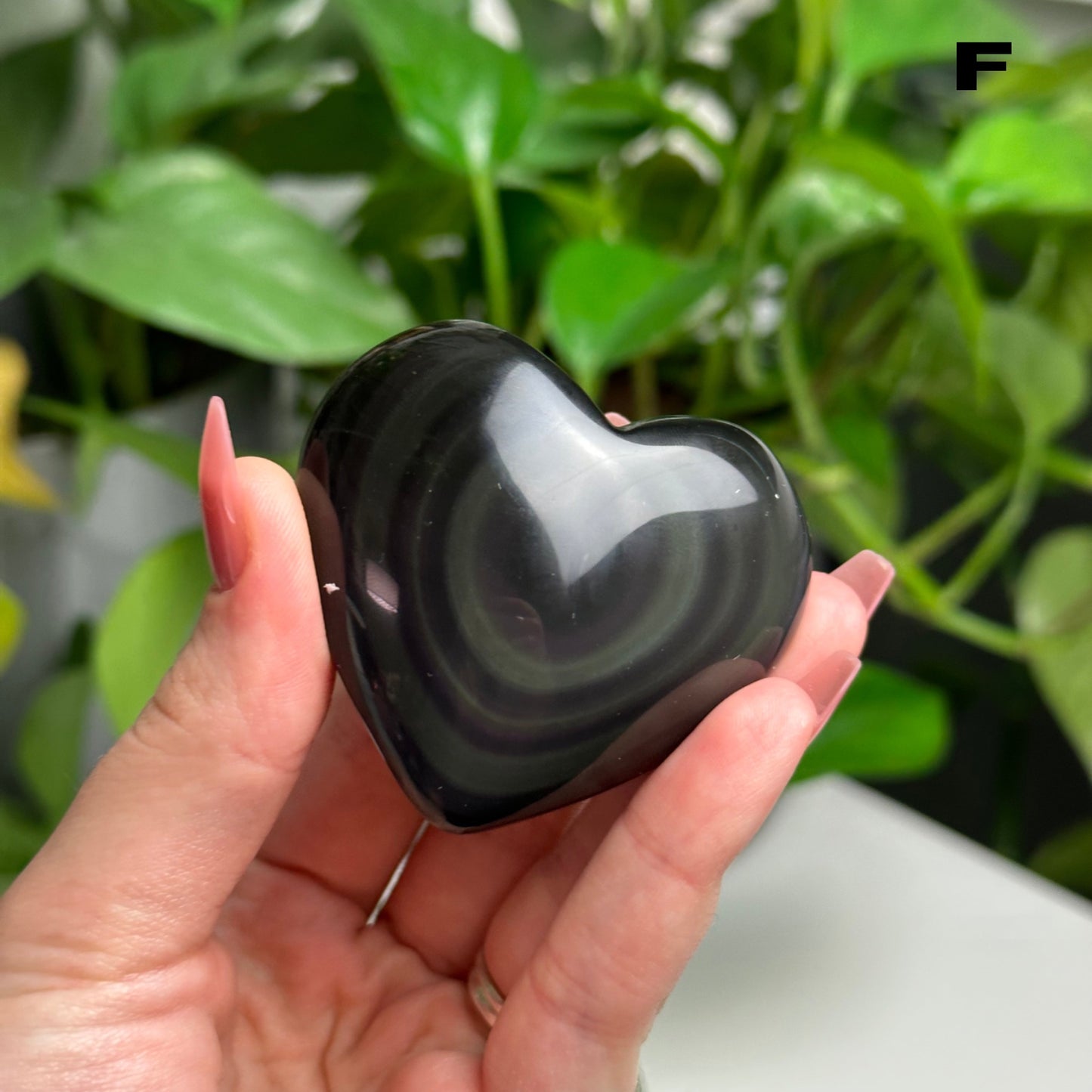 Rainbow Obsidian Hearts