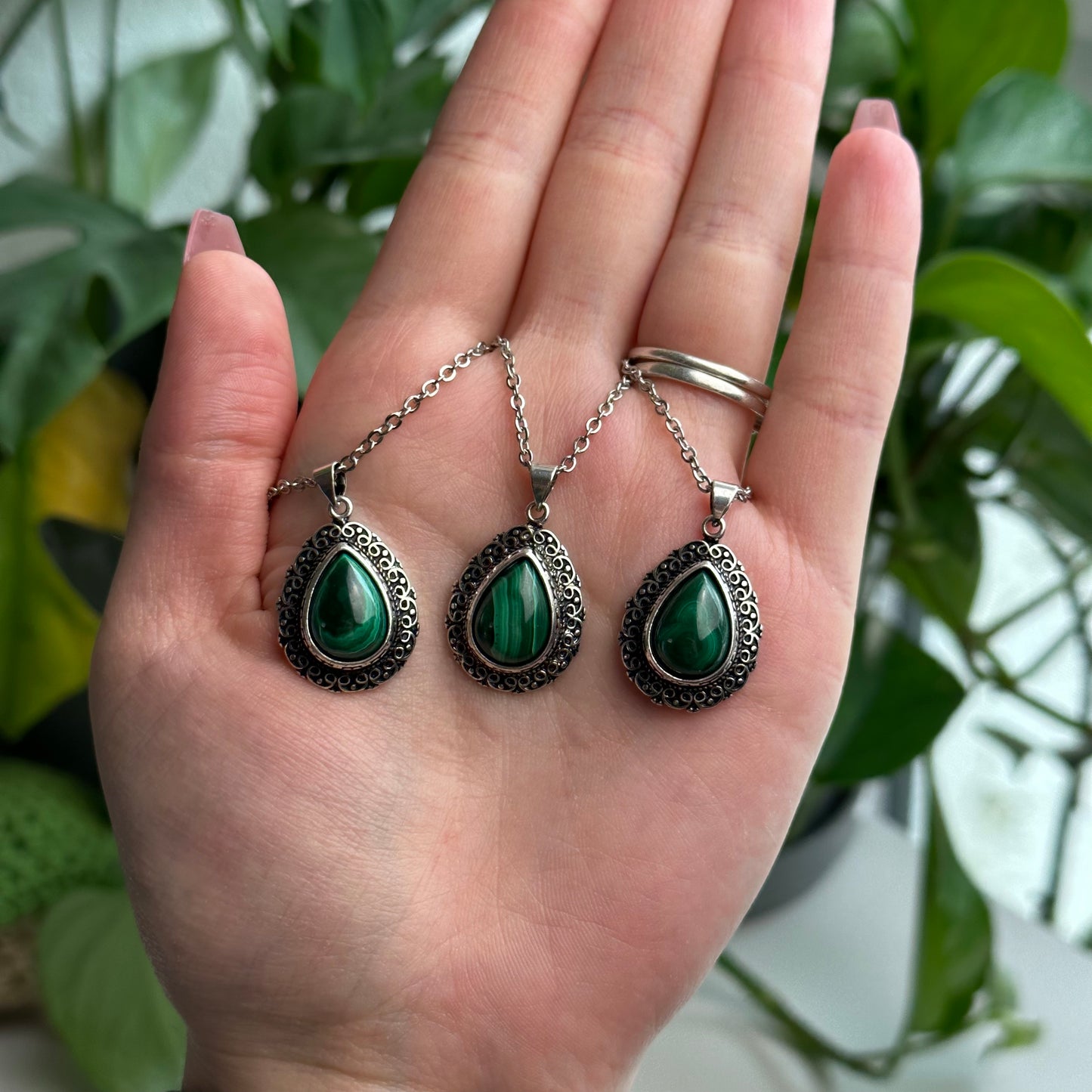 Malachite Necklaces