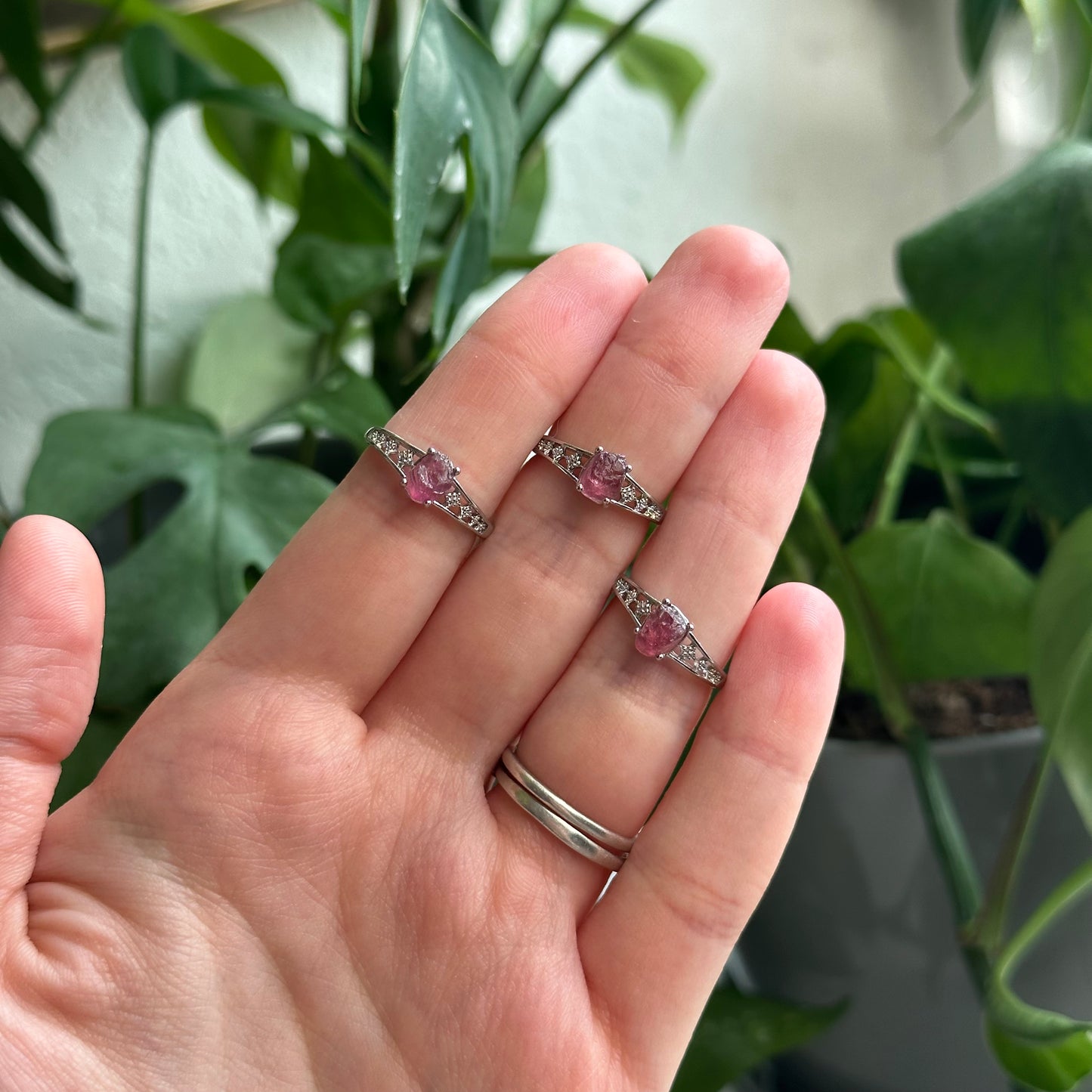 Adjustable Tourmaline Rings