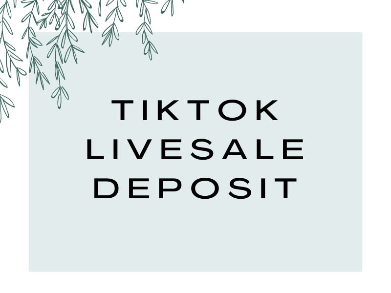 SECURITY LIVE SALE DEPOSIT