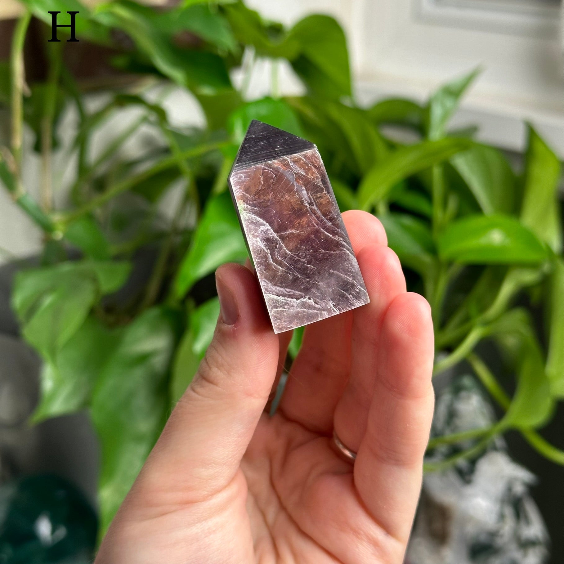 High Quality Lepidolite Tower