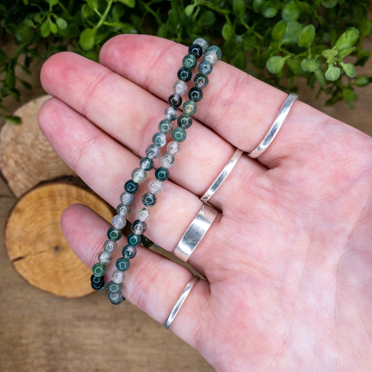 Moss Agate Bracelet