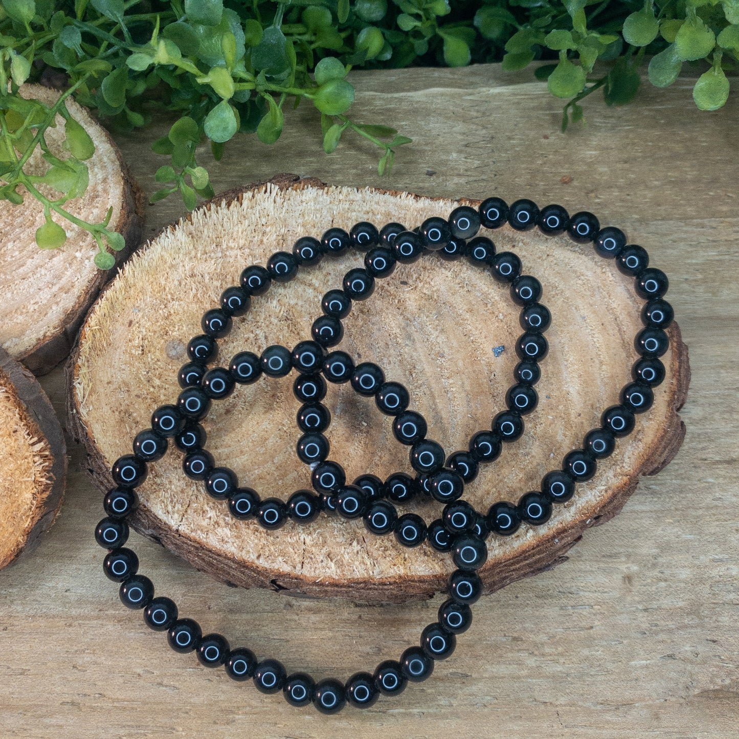 Gold Sheen Obsidian Bracelet