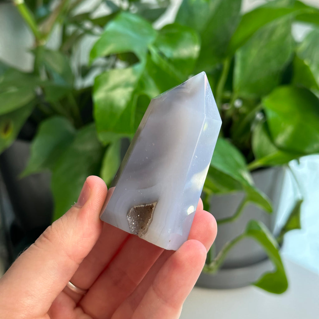 Druzy Agate Tower