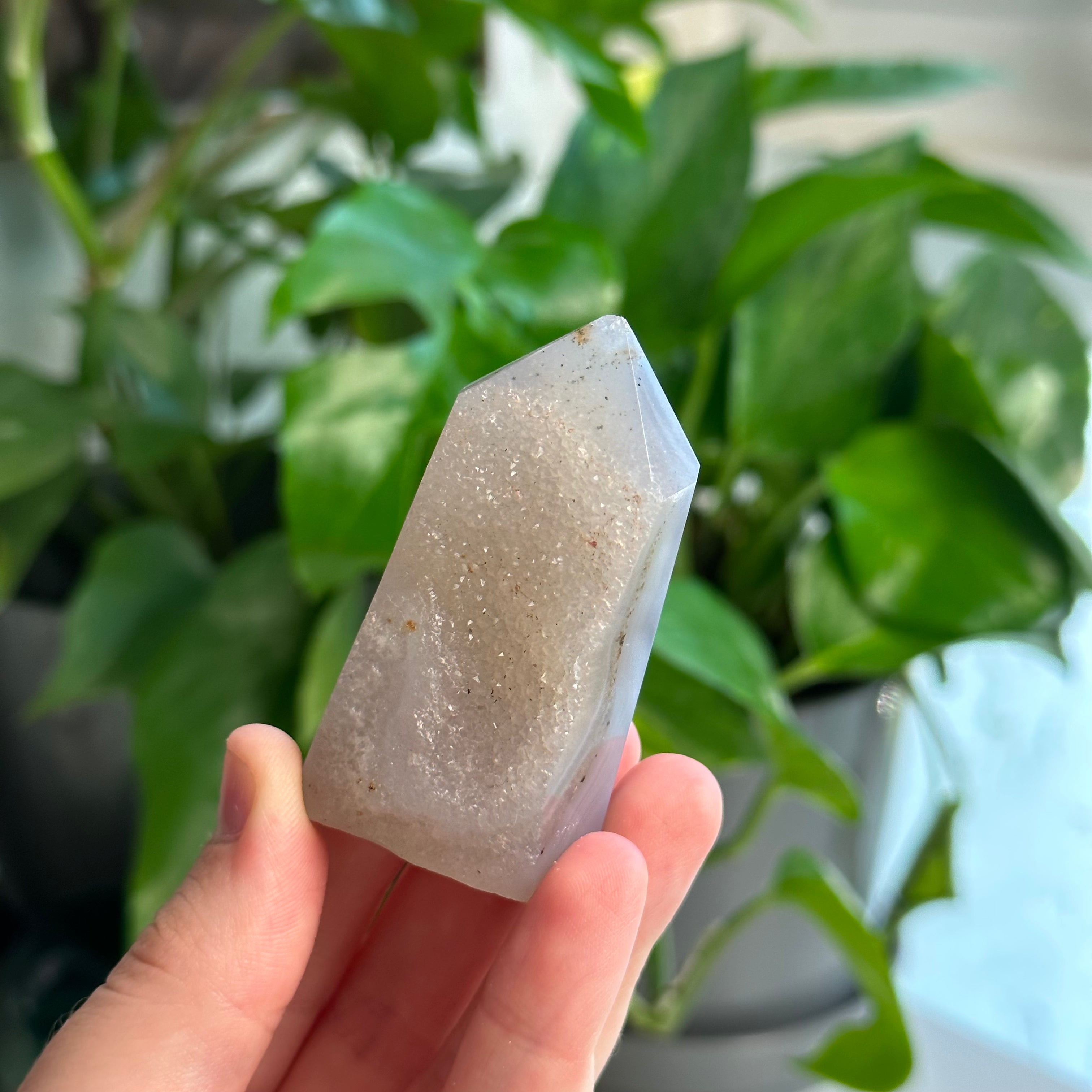 Druzy Agate Tower