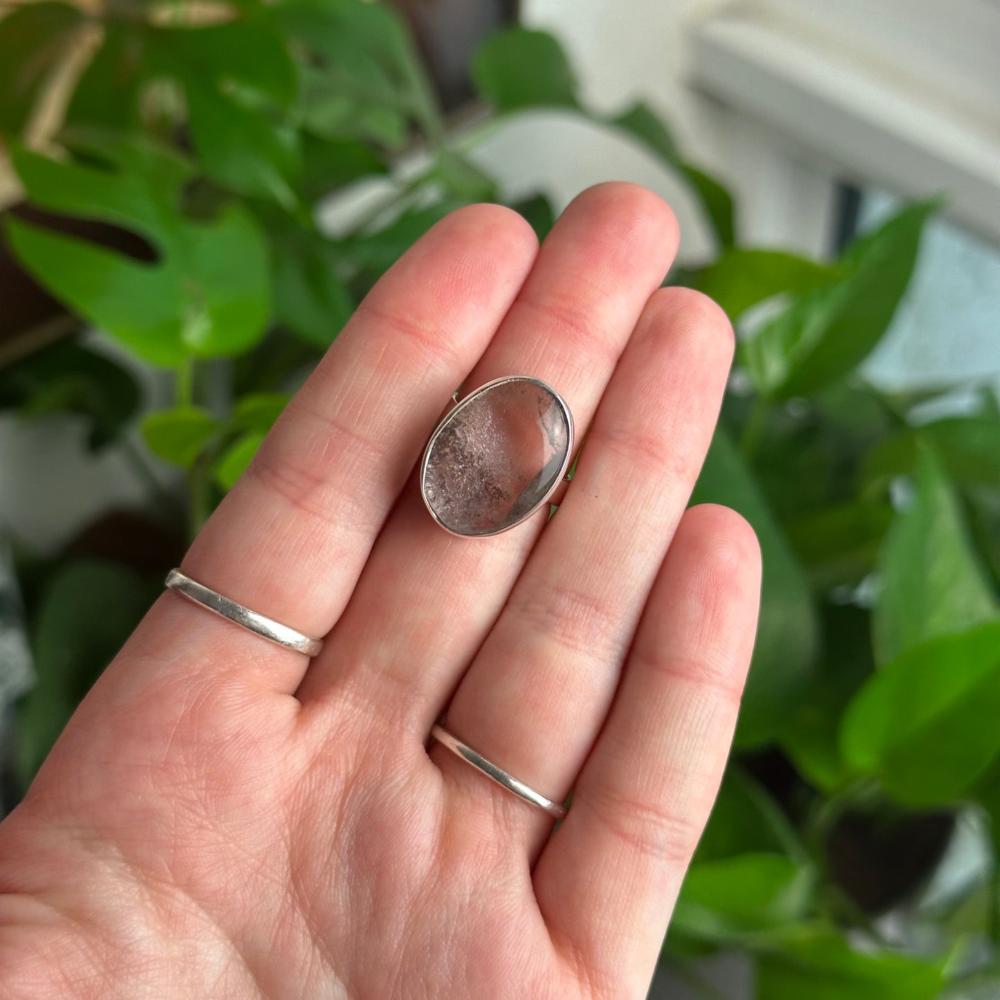 Adjustable Garden Quartz Ring