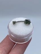 Moldavite Navel Piercing (Belly Ring/Belly Button Piercing)