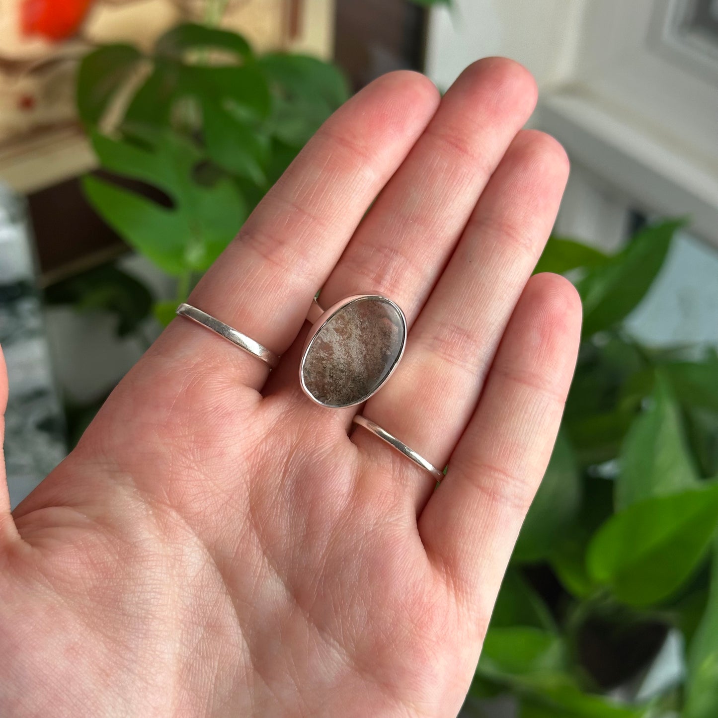 Adjustable Garden Quartz Ring