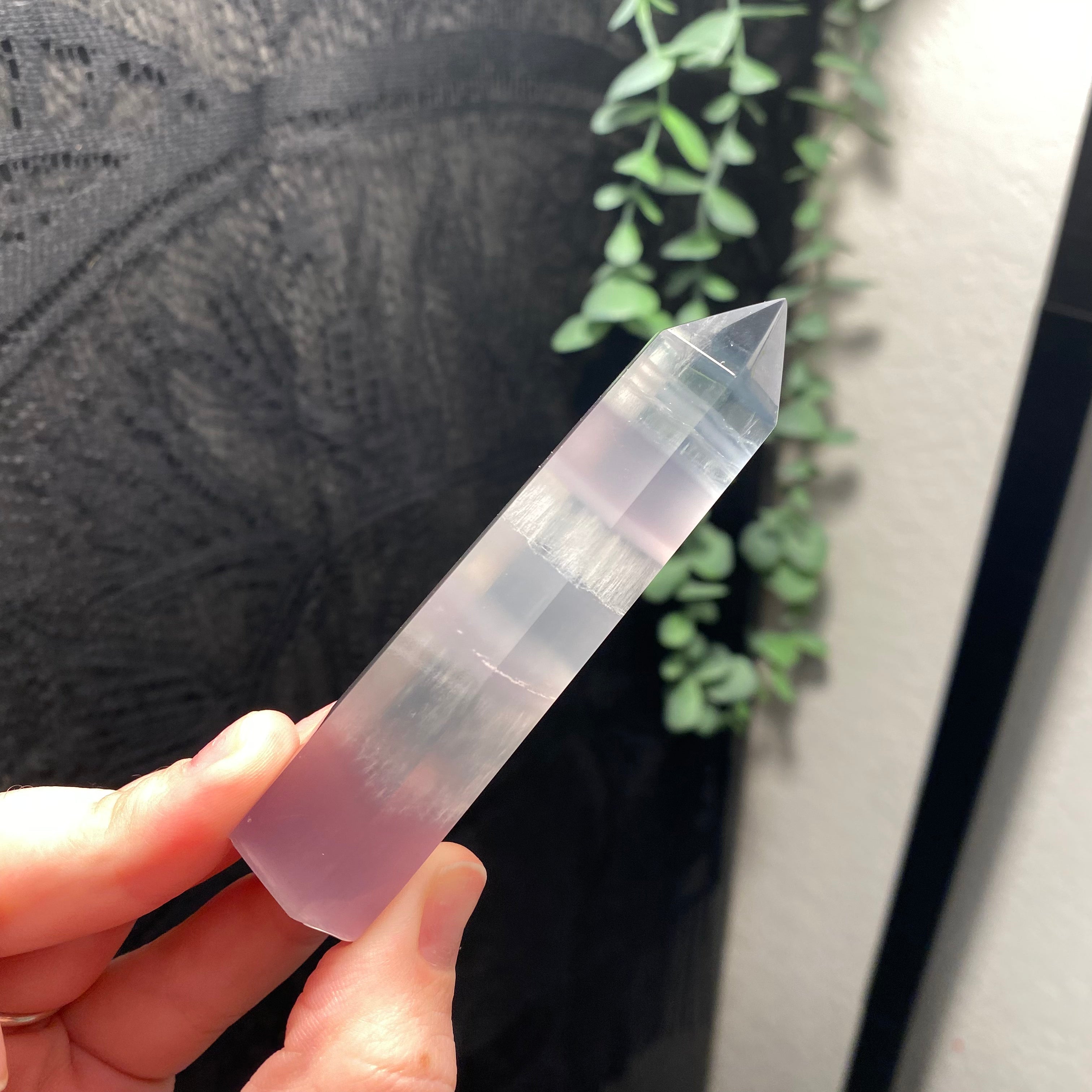 Rainbow Fluorite Tower (Yttrium Fluorite)